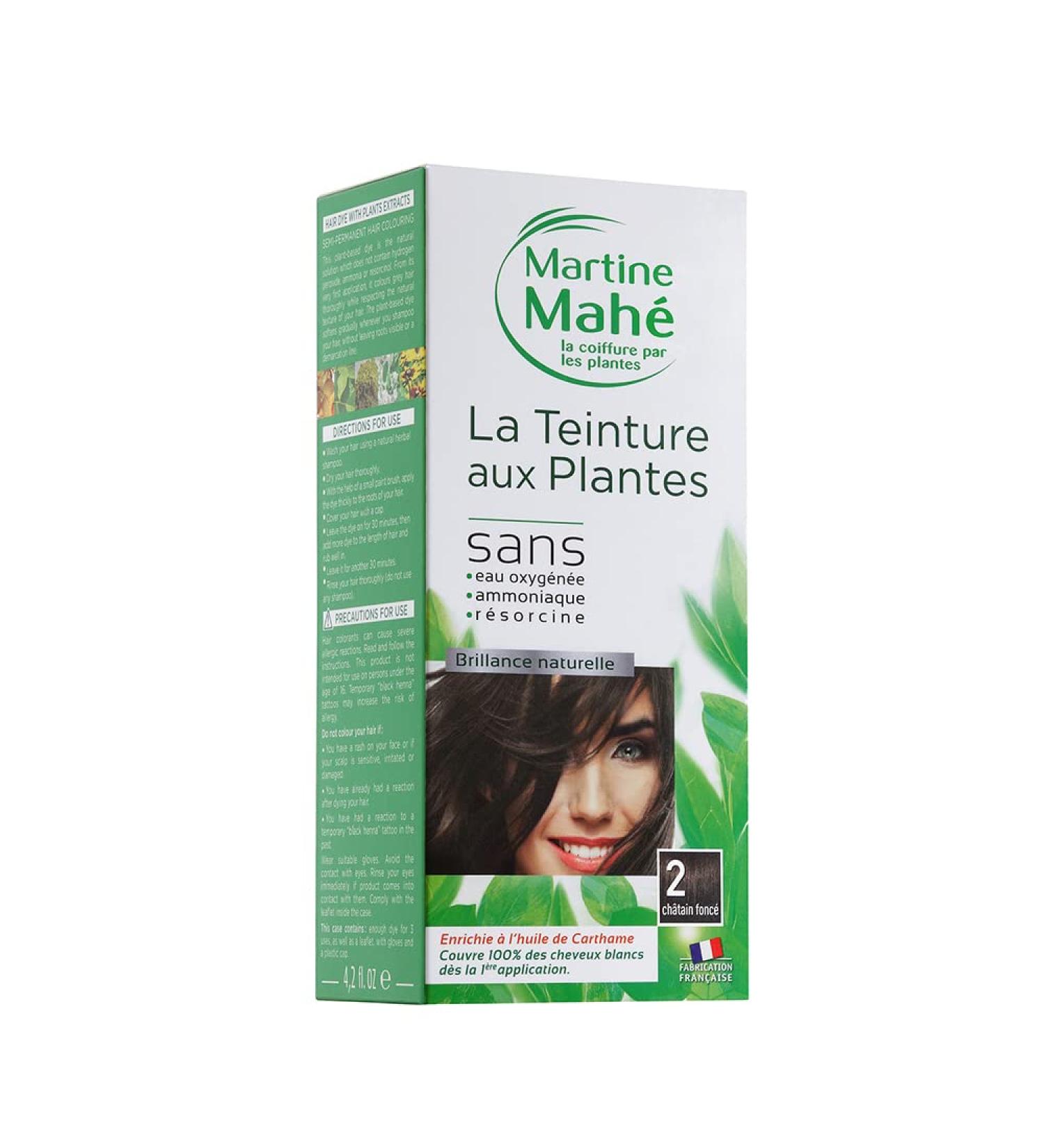 Martine Mahé Plant Dye 3 Applications 125 ml No. 2 Dark Brown
