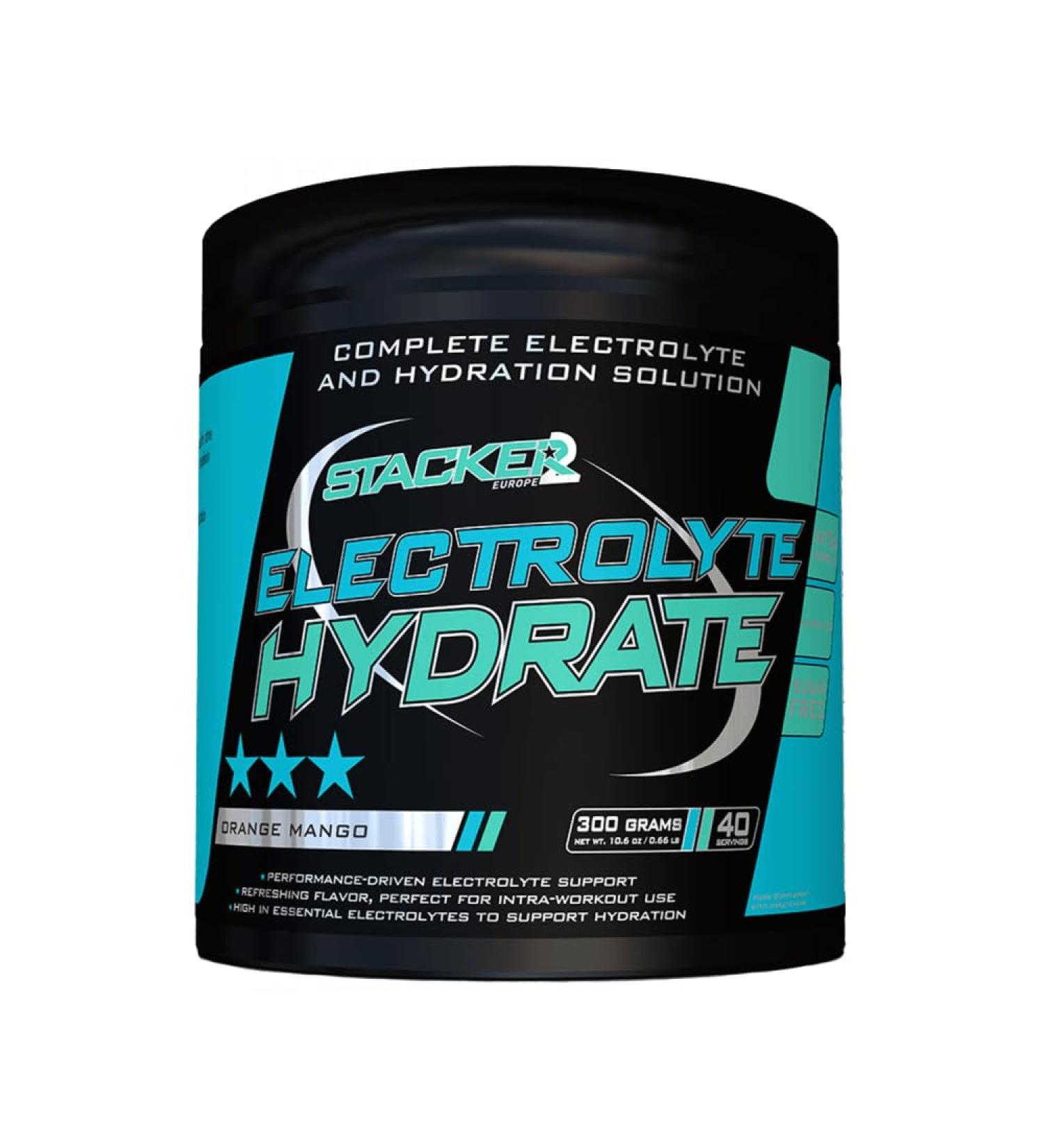 Stacker2 Electrolyte Hydrate (300g) Orange Mango - Intra- et post-entra nement - Intra-entra nement Orange Mango 300g