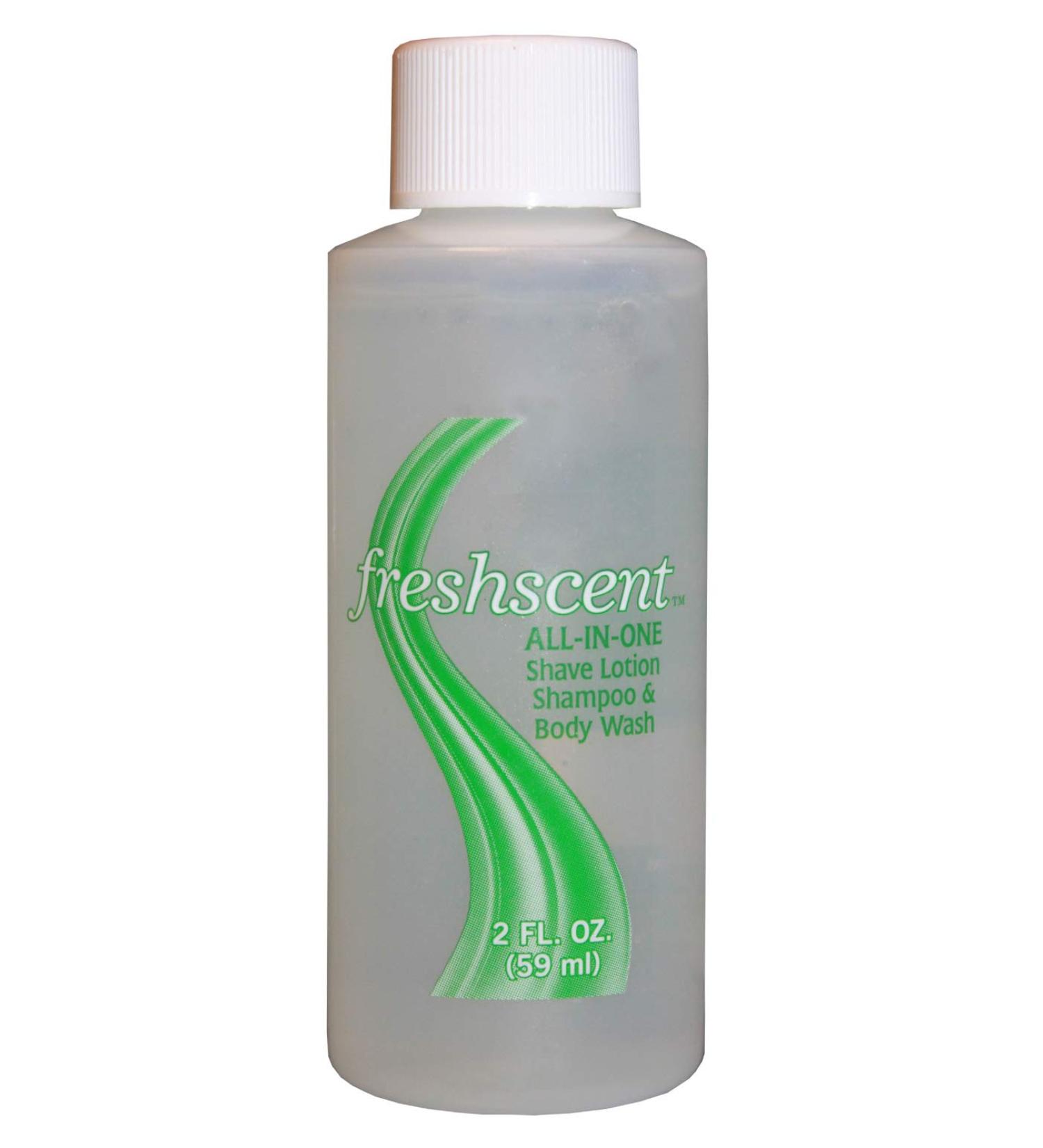 Freshscent All In One-Shampoo/Shave Gel/Body Wash 2 OZ.Case Pack 96 - 312989