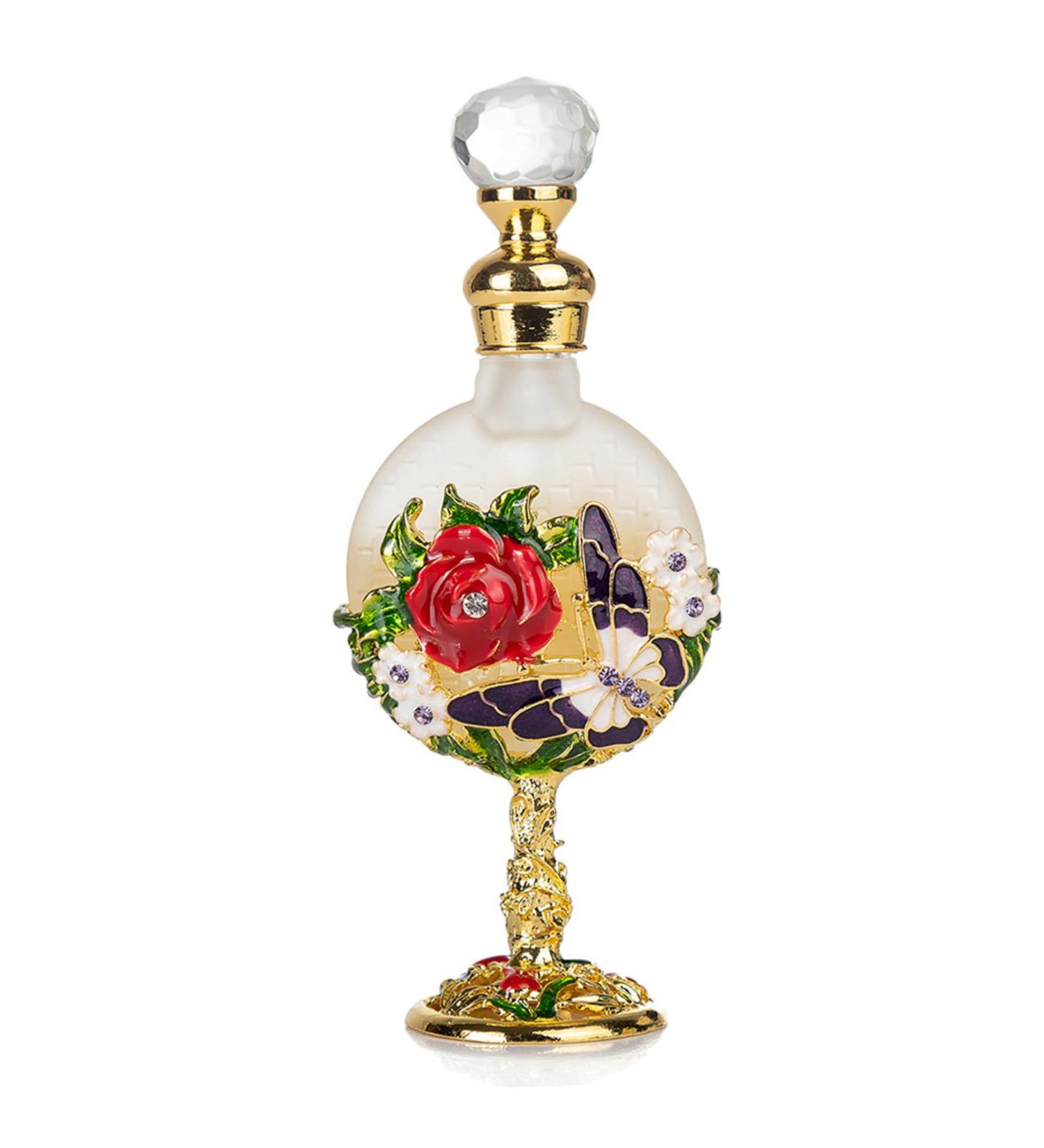 Xoeryoy Arabic Perfume Oil 12ml Luxury Rhinestones Rose Dubai Perfume for Women Long Lasting Essential Oil Fragrance  - Buy Online on GoSupps.com