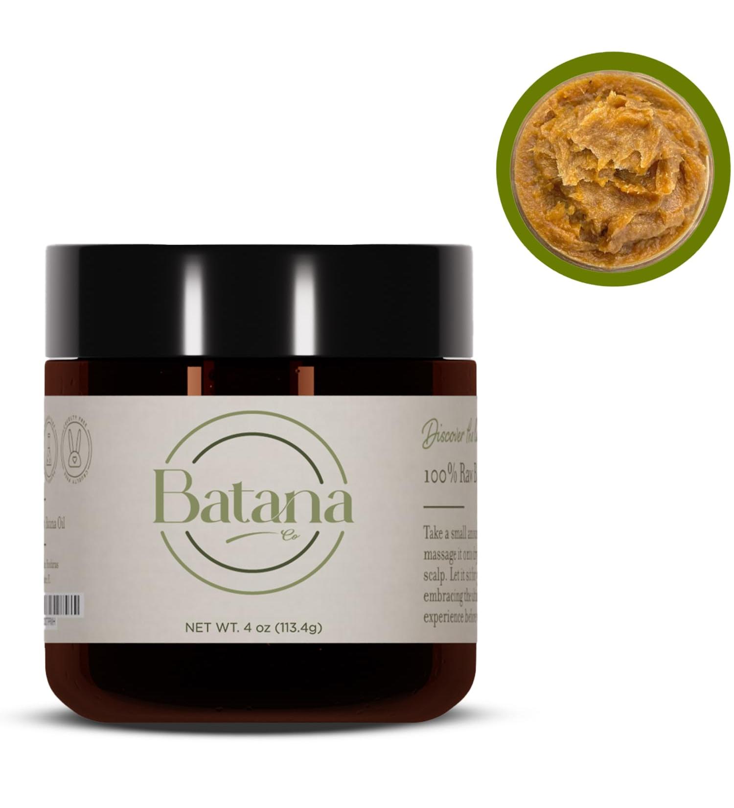 Buy Dr. Sebi Organic Batana Oil for Hair Growth - 100% Pure & Unrefined from Honduras - Thicker Stronger Hair for All - 4 FL OZ Glass Jar - Buy Online on GoSupps.com