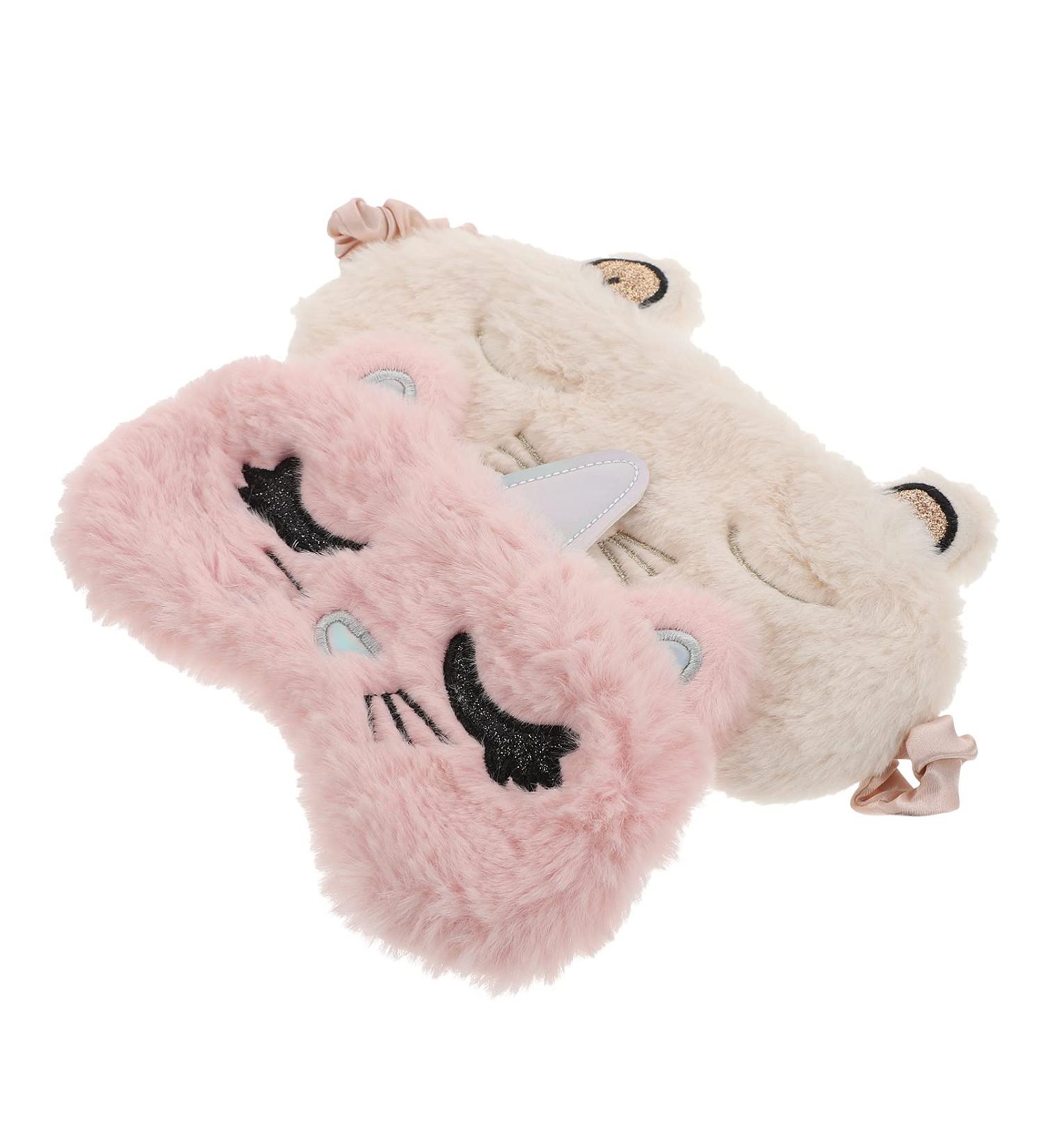 2pi ces Masque pour Yeux Bandeau de Sommeil Doux Lot de Masques Cr atifs Rose et Blanc pour Nuit - Buy Online on GoSupps.com