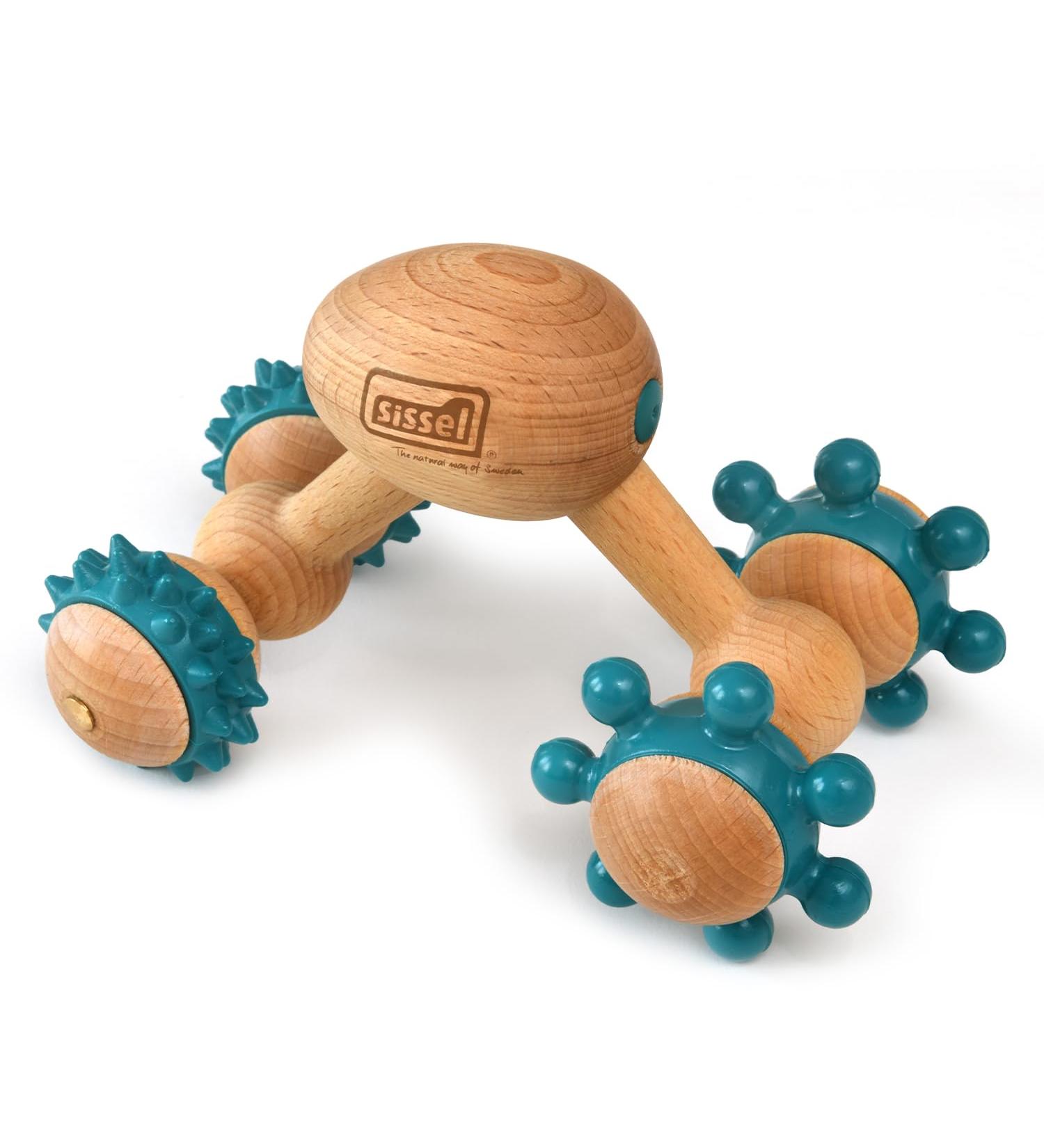 Sissel Fit-Roller Ergo-Roller | Eco-Friendly Muscle Relaxation & Circulation | Phthalate-Free Wellness Tool | Versatile Hand Massage for Health - Buy Online on GoSupps.com