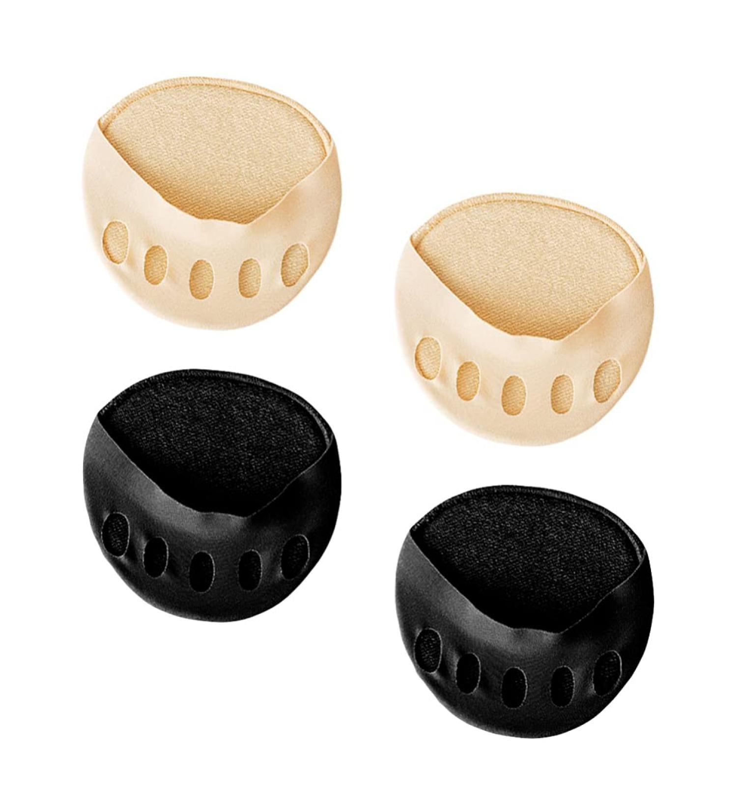 Buy Open Toe No Show Socks - 4 Pairs Clear Heel Slipper Socks for Men & Women - Comfortable Cotton Toe Topper Socks for Sandals - Buy Online on GoSupps.com