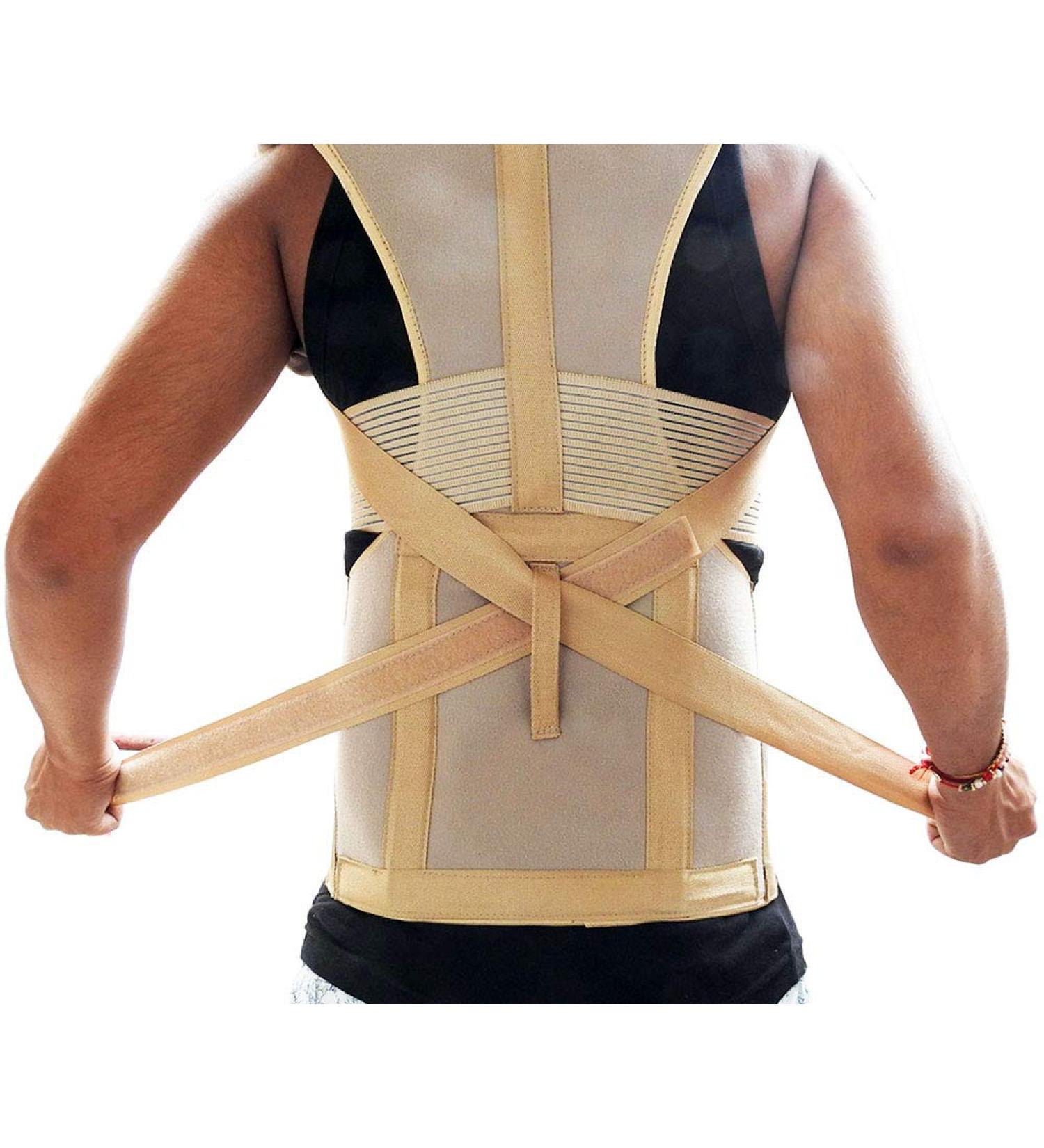 Wonder Care Posture Corrector Brace for Scoliosis & Kyphosis - Back Pain Relief Belt for Men & Women (Model B-105 - Buy Online on GoSupps.com
