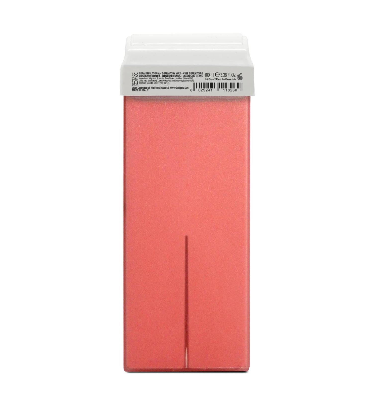 Restase Wax Roll-On with Titanium Dioxide - 100g Pink | Smooth Skin & Long-Lasting Hair Removal - Buy Online on GoSupps.com