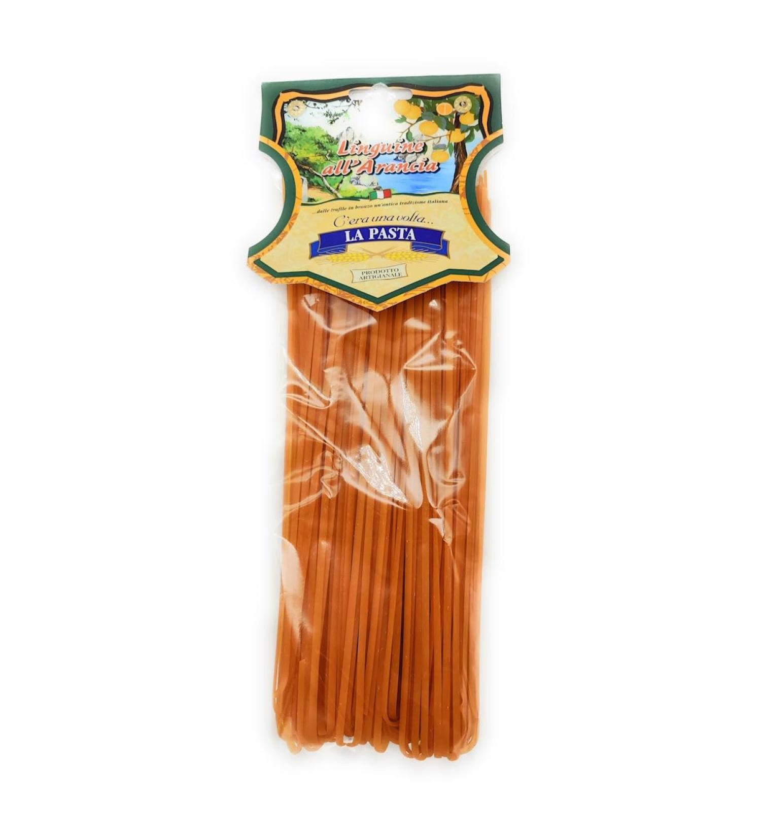 Oreste Mazzi La Pasta Linguine al Arancia/Pasta with Orange 250 gr. x4 250.00 g (1 pack)