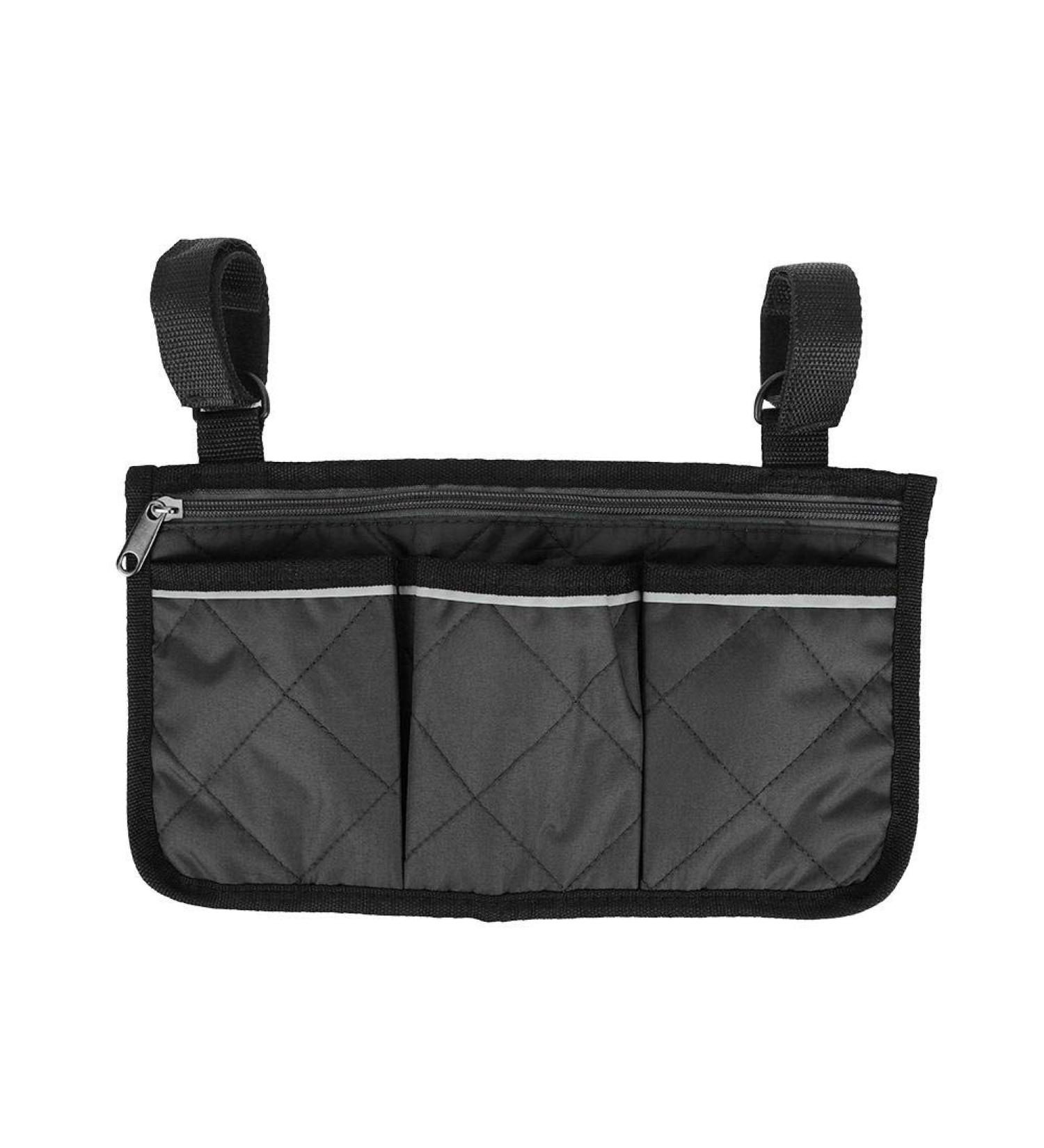 Scooter Side Bag Armrest Side Bag Wheelchair Side Bag Multifunctional Walker Hanging Pouch for Walkers Scooters(Black) - Buy Online on GoSupps.com