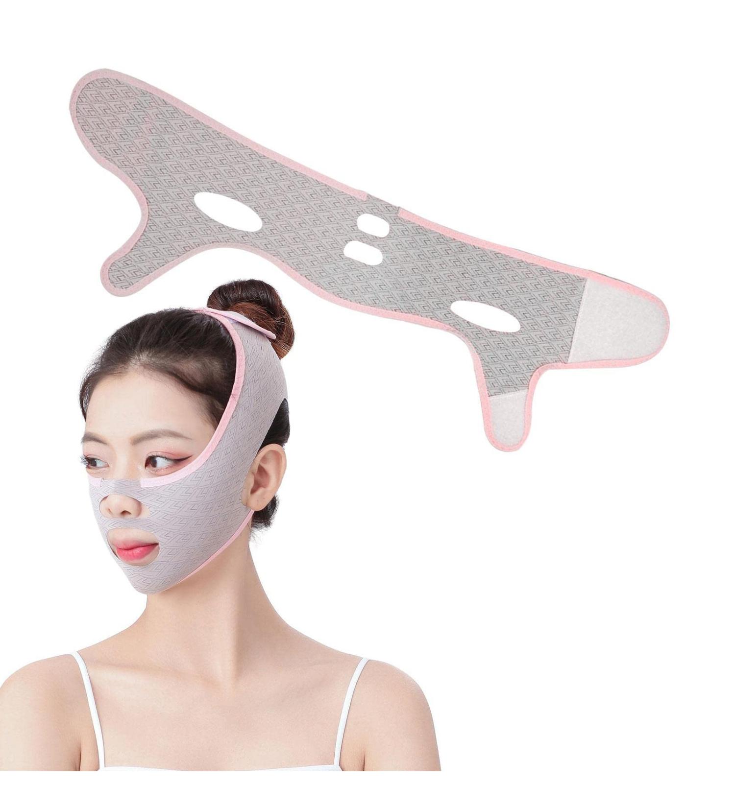 Teksome Kinnlift - Reusable V-Lift Face Lifting Tape & Soft Chin Strap for Double Chin Removal - Unisex Facial Former - Buy Online on GoSupps.com