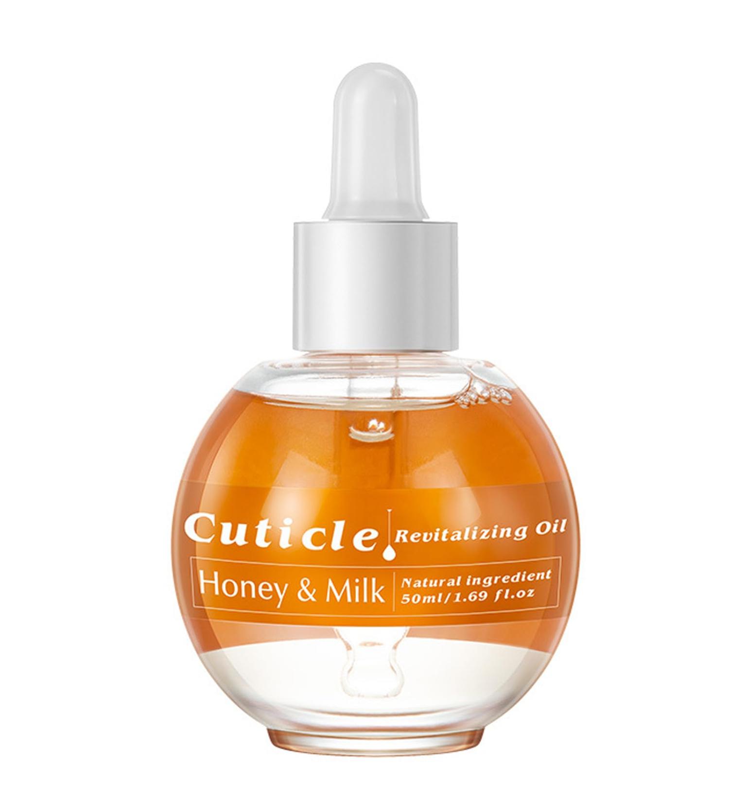 Nail Cuticle Oil - Nail Oil Cuticle - Nail Cuticle Oil for Nail Care with Natural Ingredients Honey & Milk Moisturize and Nourish Dry Nails and Cuticles Cuticle Oil to Prevent Nail Cracking - Buy Online on GoSupps.com