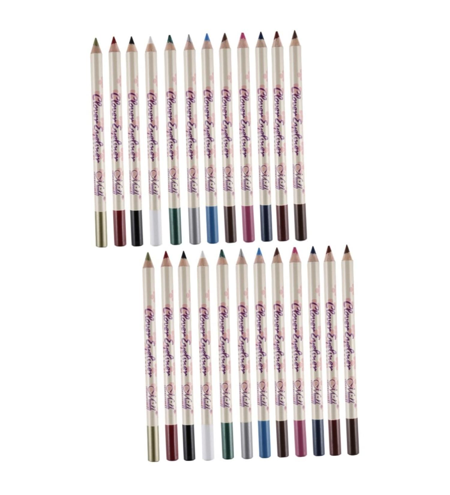 Ipetboom 24 Pcs Eyeliner Pencil Eyeliner Waterproof Grey Eyeshadow Pencil Eyeshadow Eye Shadow Makeup Mousse 1 count (Pack of 1) As Shownx2pcs - Buy Online on GoSupps.com