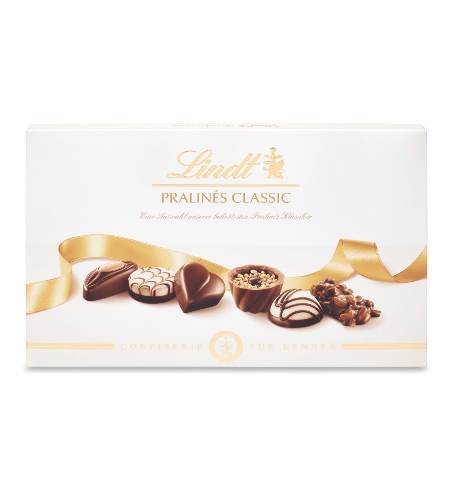 Lindt Chocolate Classics - Gourmet Pralines Gift Box | 200g 20 Varieties International Shipping - Buy Online on GoSupps.com