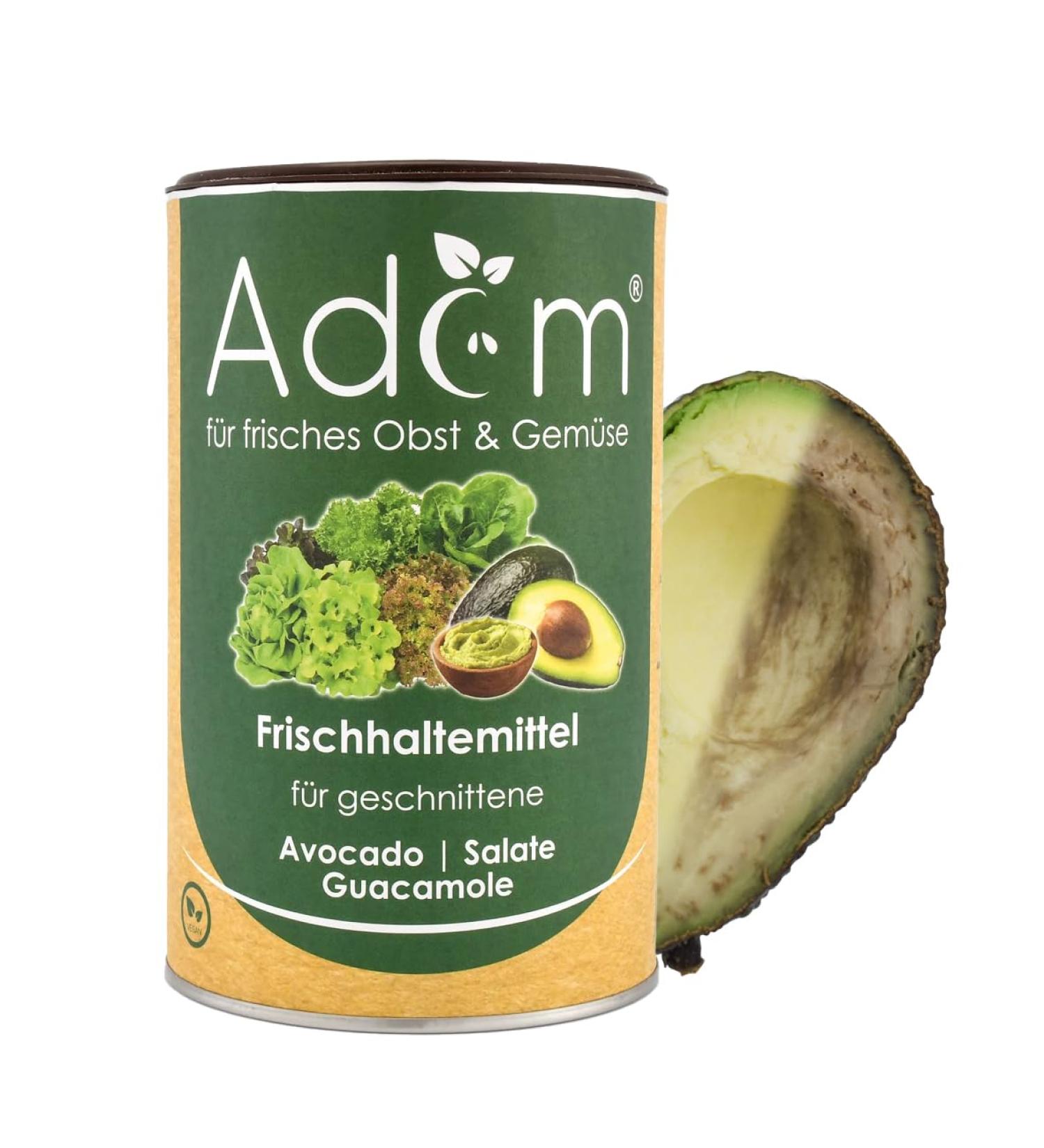  ADAM Adam Fruit & Vegetable Food Agent - Prevents brown colouring and keeps avocado salad and guacamole fresh for up to 7 days longer Antioxidant - No alteration in taste - Buy Online on GoSupps.com