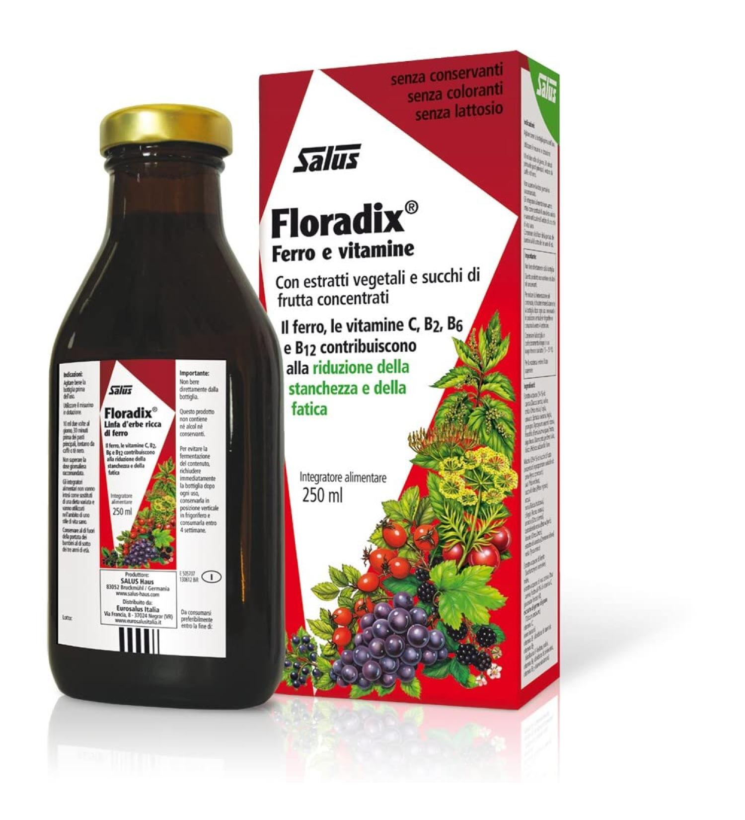 Floradix Calcium Liquid Supplement 250ml - Essential Mineral for Strong Bones - Buy Online on GoSupps.com