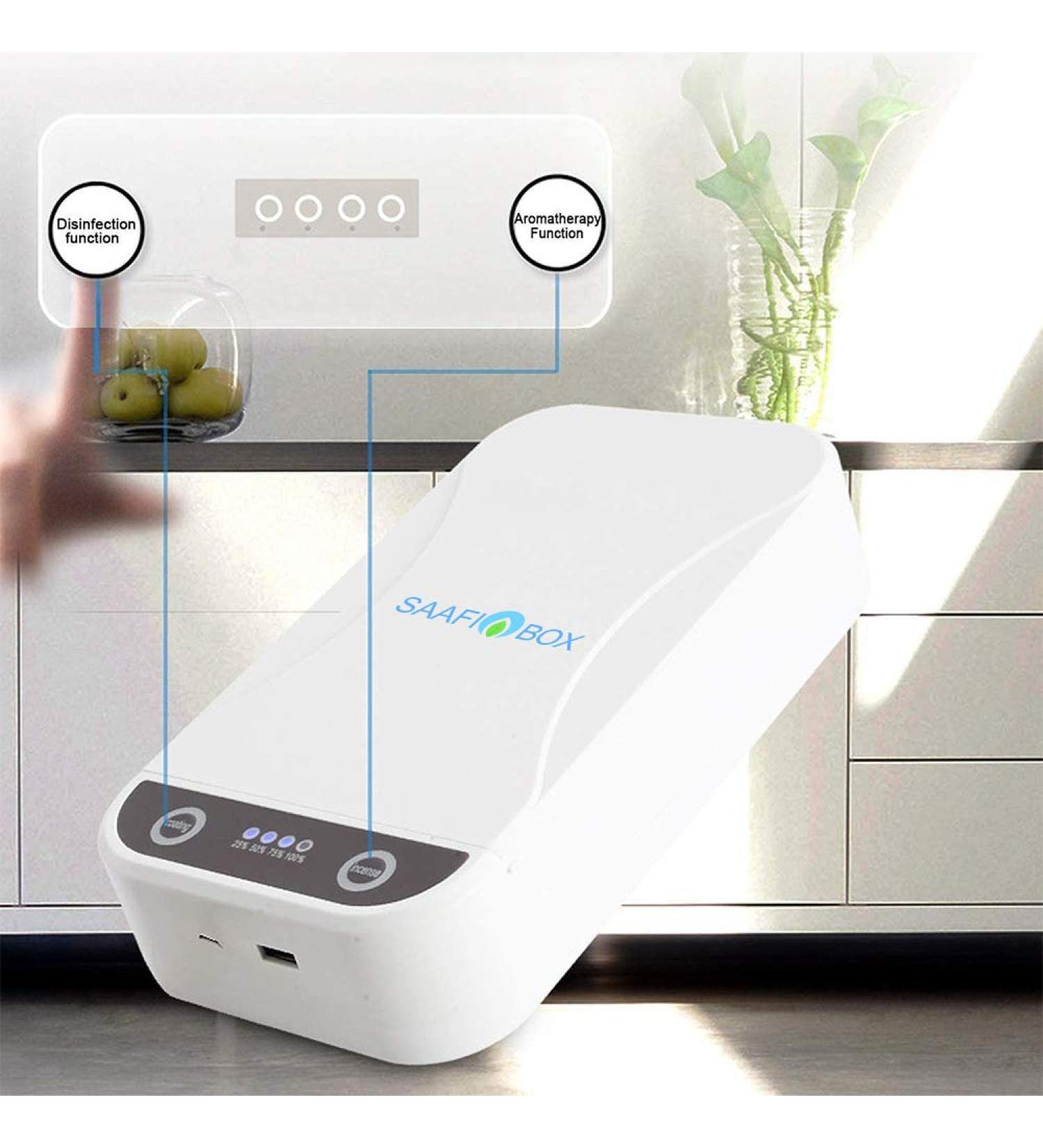 UV Cell Phone Sanitizer & Small Item Cleaner | Android & iPhone Sanitizer Sterilizer | Sanitize Keys Jewelry Masks Cards More! - Buy Online on GoSupps.com