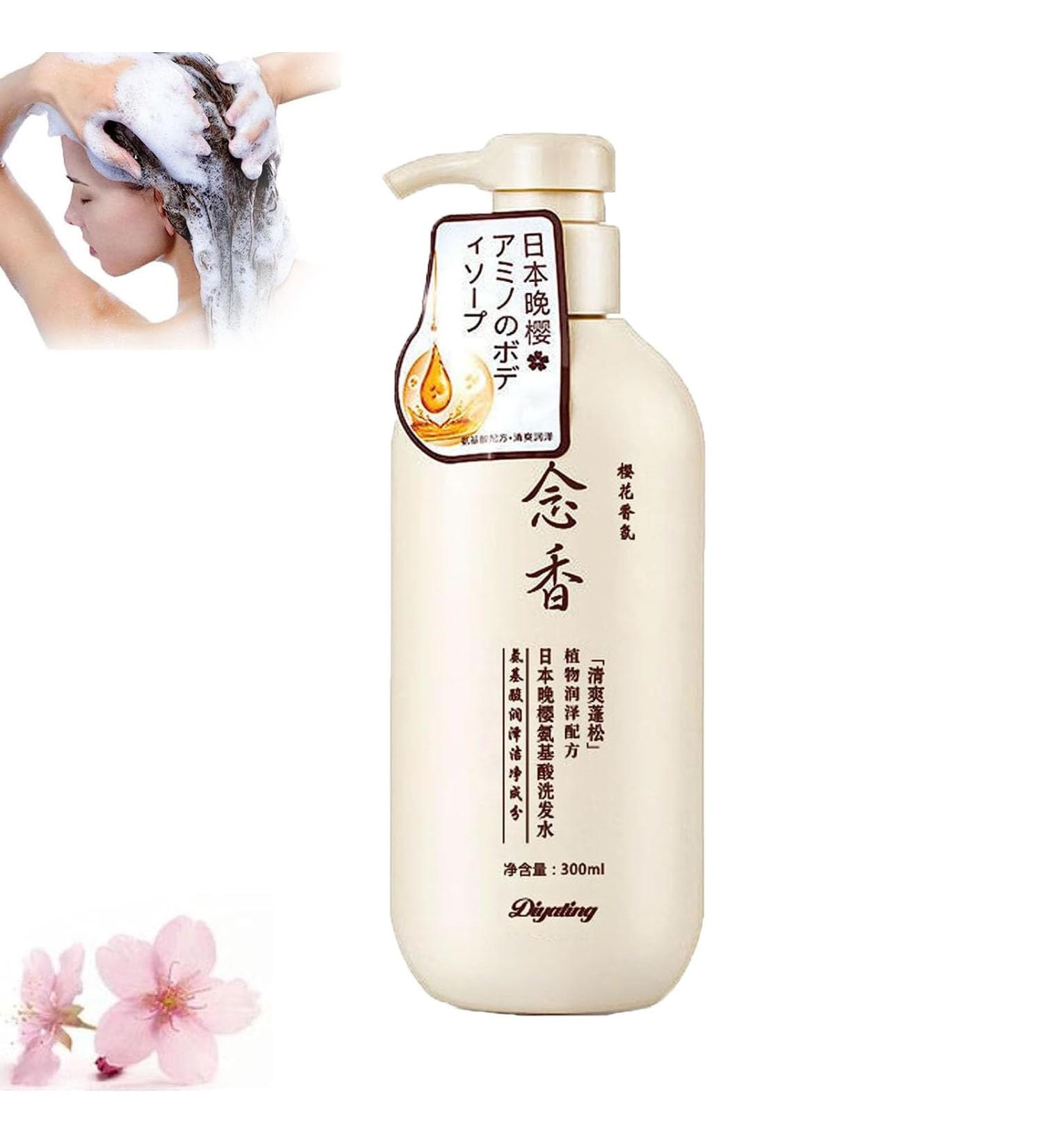 Sakura Hair Growth Shampoo Sakura Japanese Shampoo for Hair Loss Japanese Sakura Shampoo for Hair Loss Sakura Hair Growth Japan's No. 1 Shampoo and Conditioner (Shampoo) - Buy Online on GoSupps.com