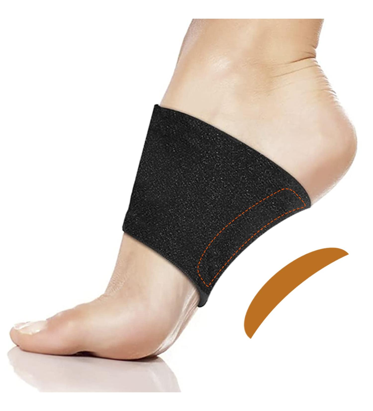 Miayoho Plantar Fasciitis Pain Bandage | Adjustable Compression Inserts for Flat Feet & High Arches | Orthopedic Foot Support (EU 42-48 / 27-30.5cm) - Black - Buy Online on GoSupps.com