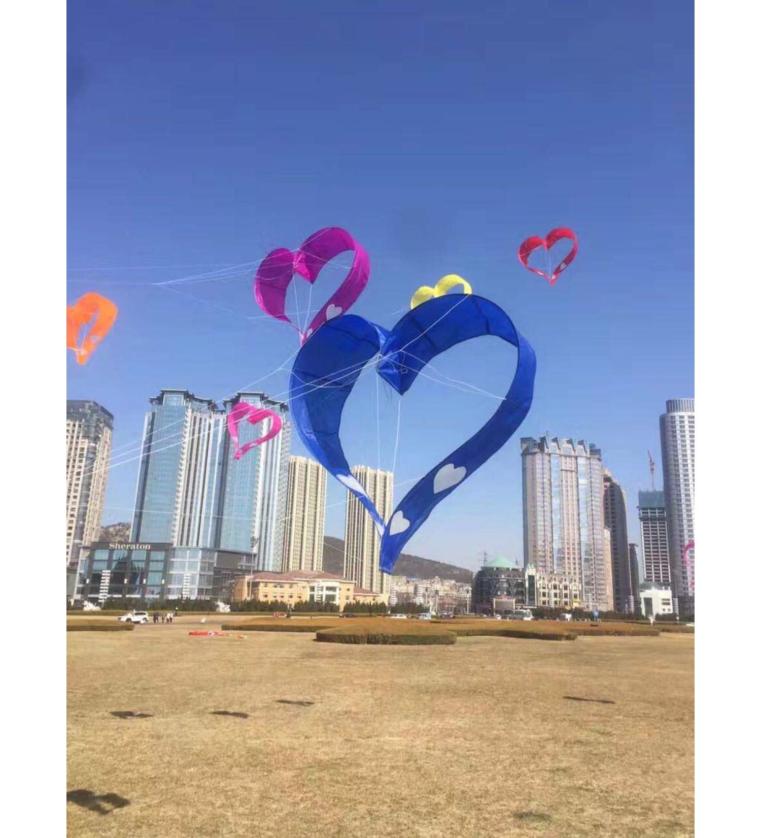 Fen Nuevo 3D Deportes Al Aire Libre Divertido Software Amor Coraz n Cometa Buen Vuelo Blue - Buy Online on GoSupps.com