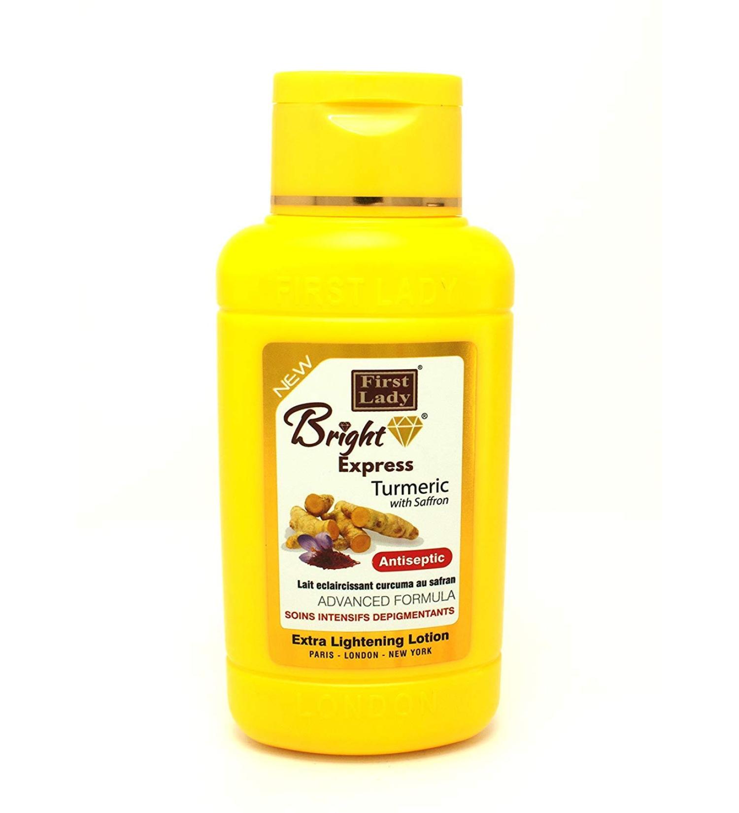 Bright Express Turmeric & Saffron Extra Skin Lightening Lotion 500ml - Antiseptic - Buy Online on GoSupps.com