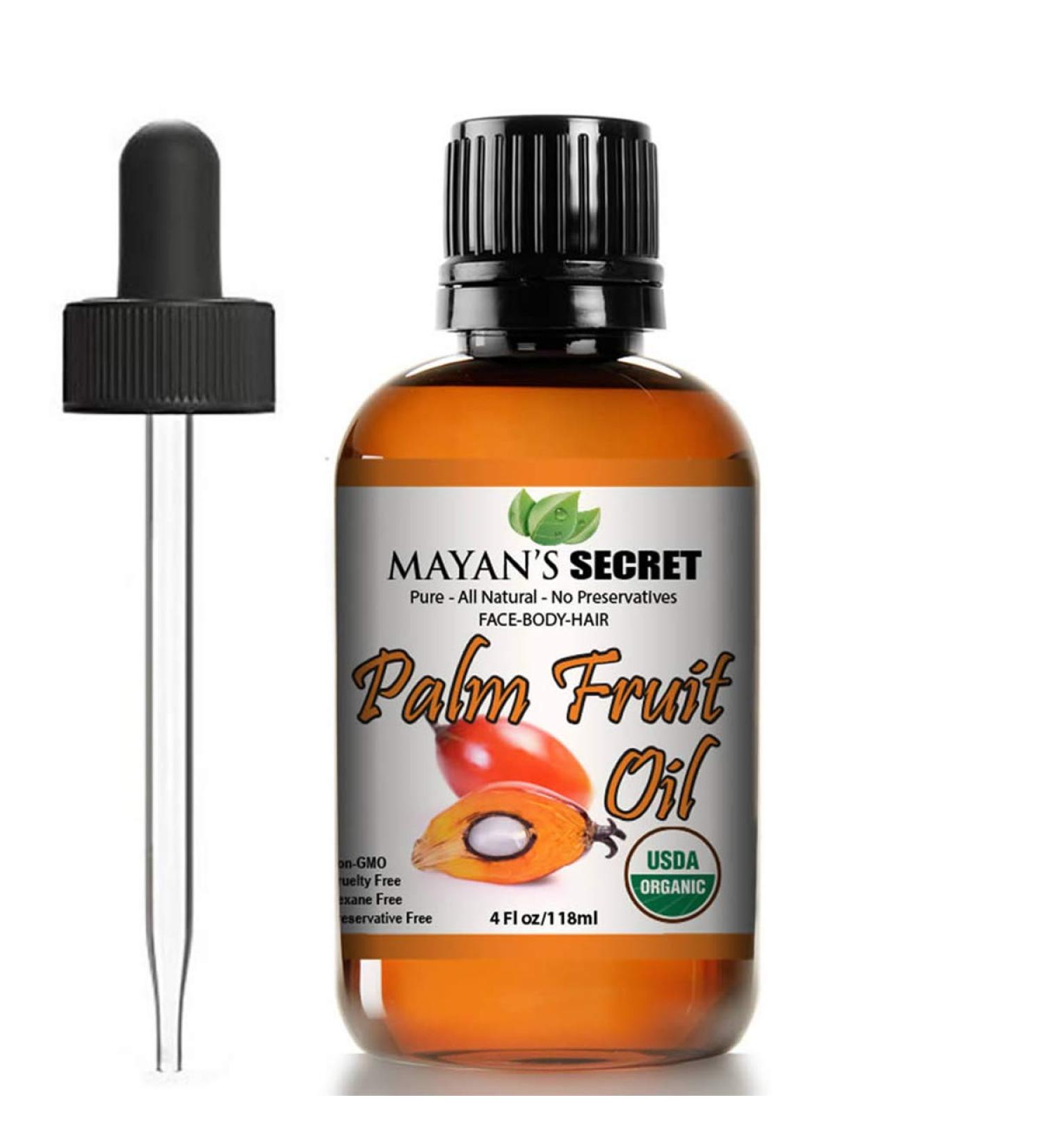 Mayan's Secret USDA Organic Palm Fruit Oil - Refined Cold Pressed International Shipping - Buy Online on GoSupps.com