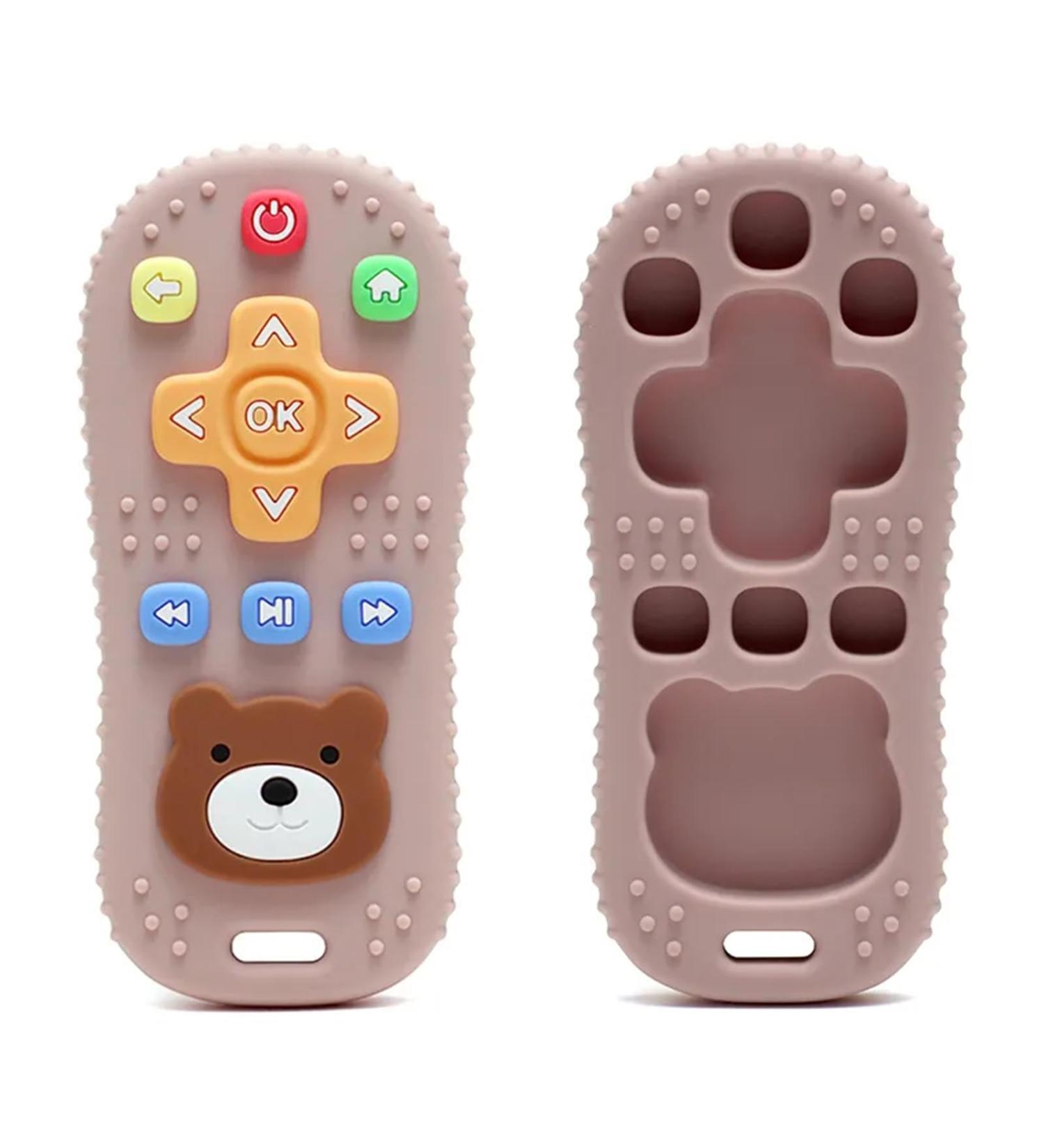 Airfish Baby Biting Toys - BPA-Free Silicone Teething Ring & Remote Control Toy for 3-12 Months - Perfect Nursing Accessory (Pink) - Buy Online on GoSupps.com