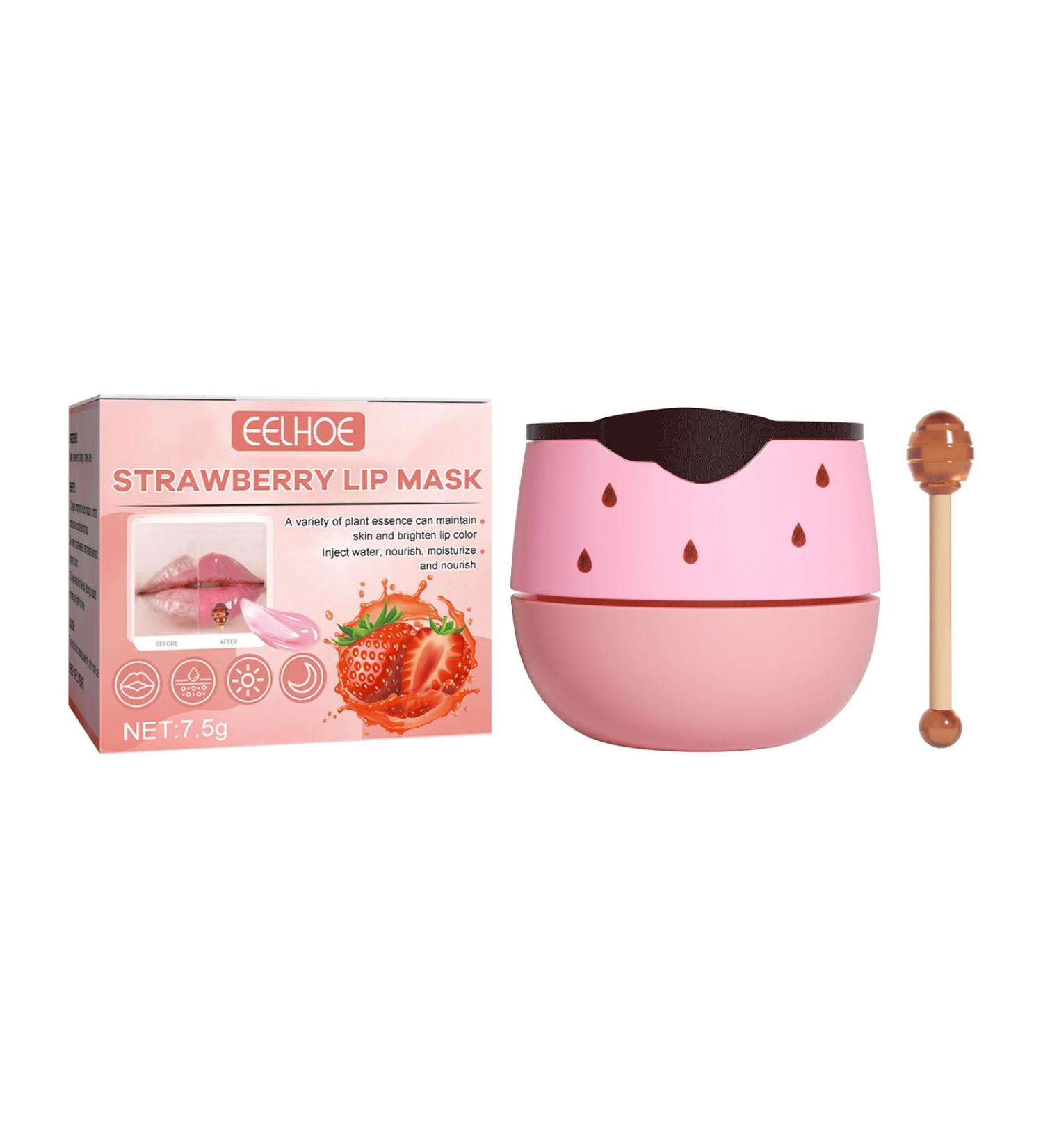 Lip Mask Lighten Lip Lines Hydrating Moisturizing Exfoliating Anti-Freeze Dry Cracking Non-Greasy Easy Absorption Lip Balm - Buy Online on GoSupps.com