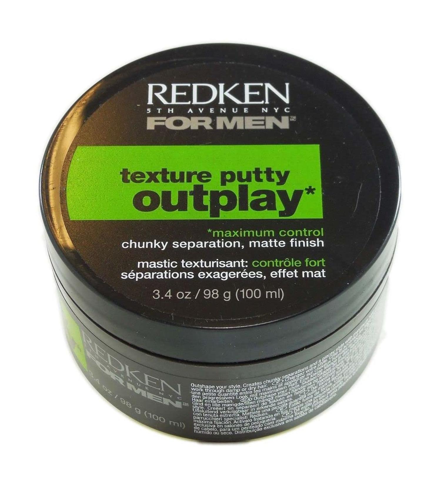 Redken For Men Texture Putty Outplay 100 ml - Ultimate Styling Product for Effortless Texture & Hold - Buy Online on GoSupps.com