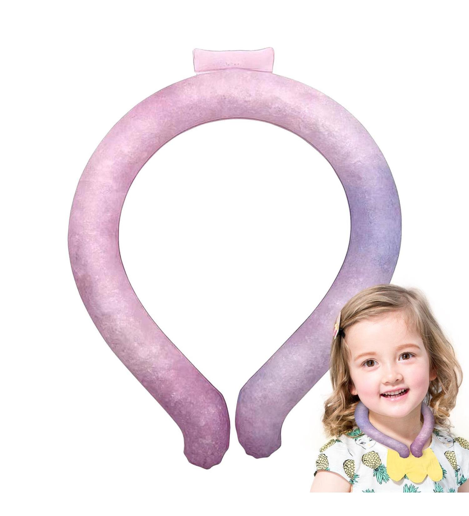 Neck Cooler Ring Wraps | Neck Cooling Wraps for Summer Heat Cooling Neck Ring Ice Cooling Neck Tube Cooling Collar for Powder Gradient Small - Buy Online on GoSupps.com