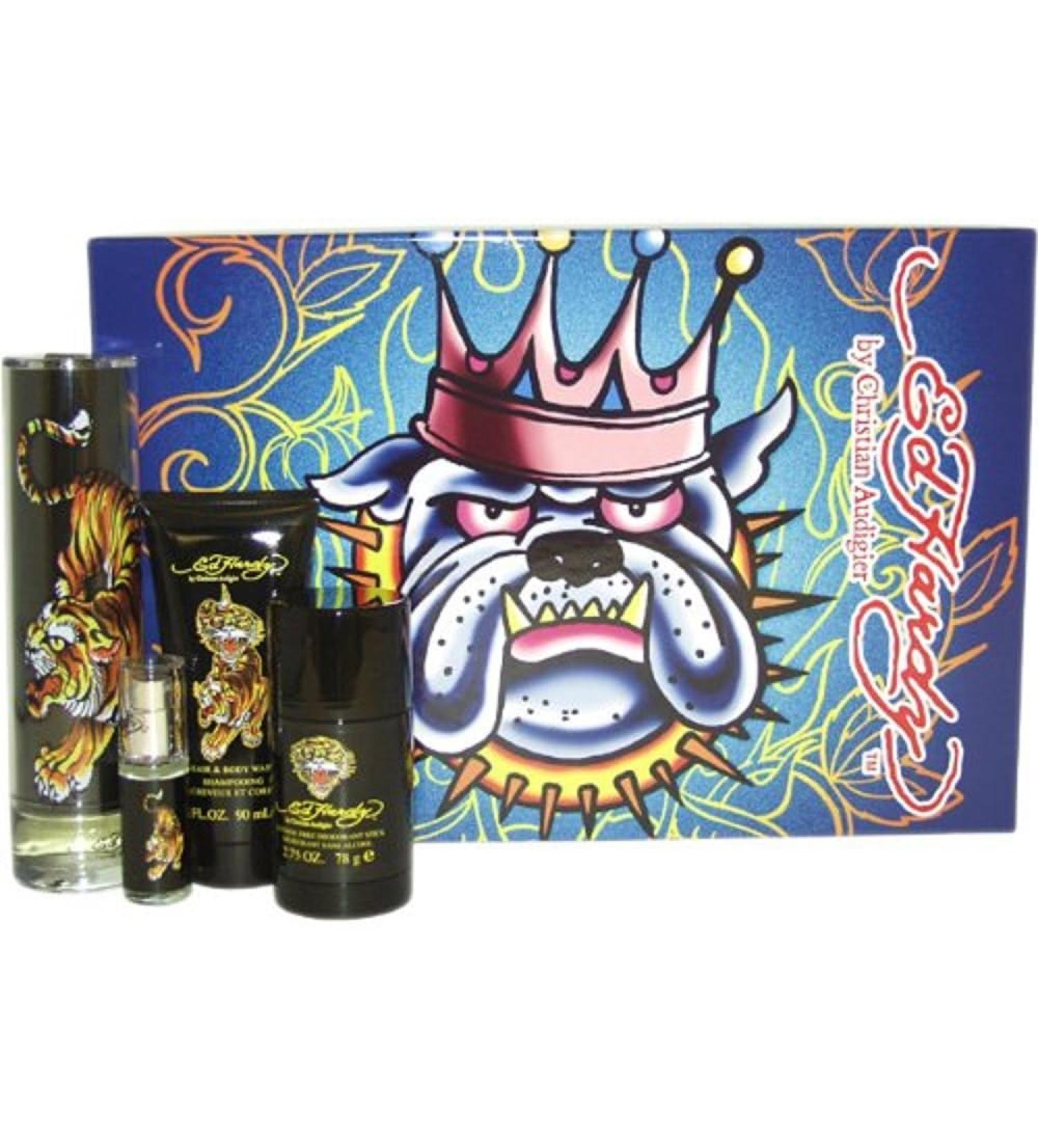 Ed Hardy Men Eau-de-toilette Spray Shower Gel Alchohol Free Deodorant Eau-de-toilette Spray by Christian Audigier