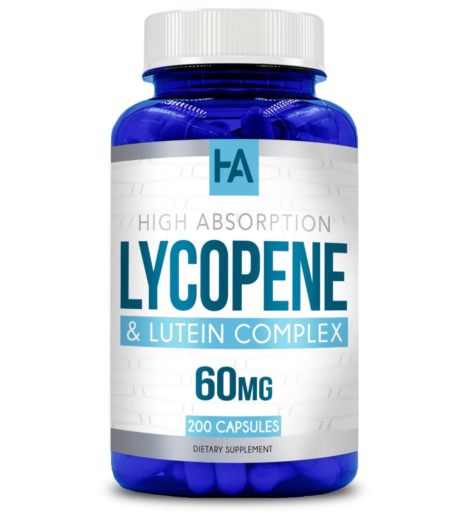 Healing Awakening Lycopene & Lutein Complex 60mg per Caps 200 Veggie Capsules - Buy Online on GoSupps.com