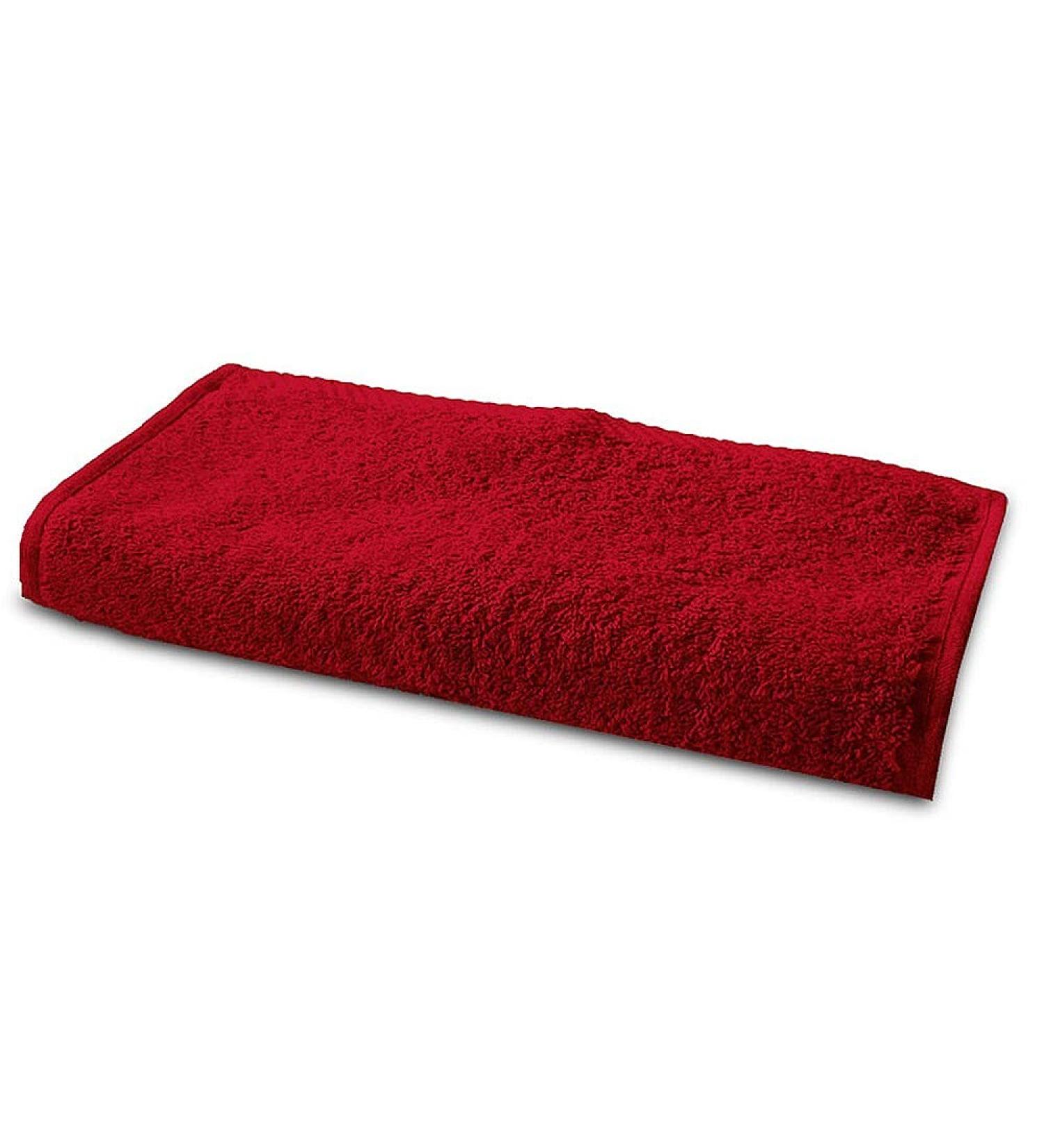 LANUDO Luxury Red Washcloth - 600g/m 100% Premium Cotton | Soft & Absorbent 30x30 cm - Buy Online on GoSupps.com