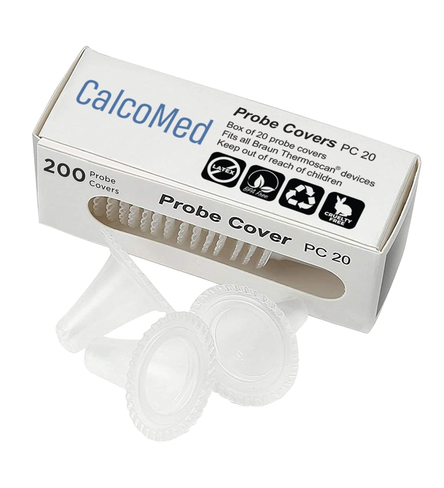 200x Ear Thermometer Probe Covers/Refill Caps/Lens Filters for All Models and Other Types of Digital Thermometers/Pack of 200 Pieces - Buy Online on GoSupps.com