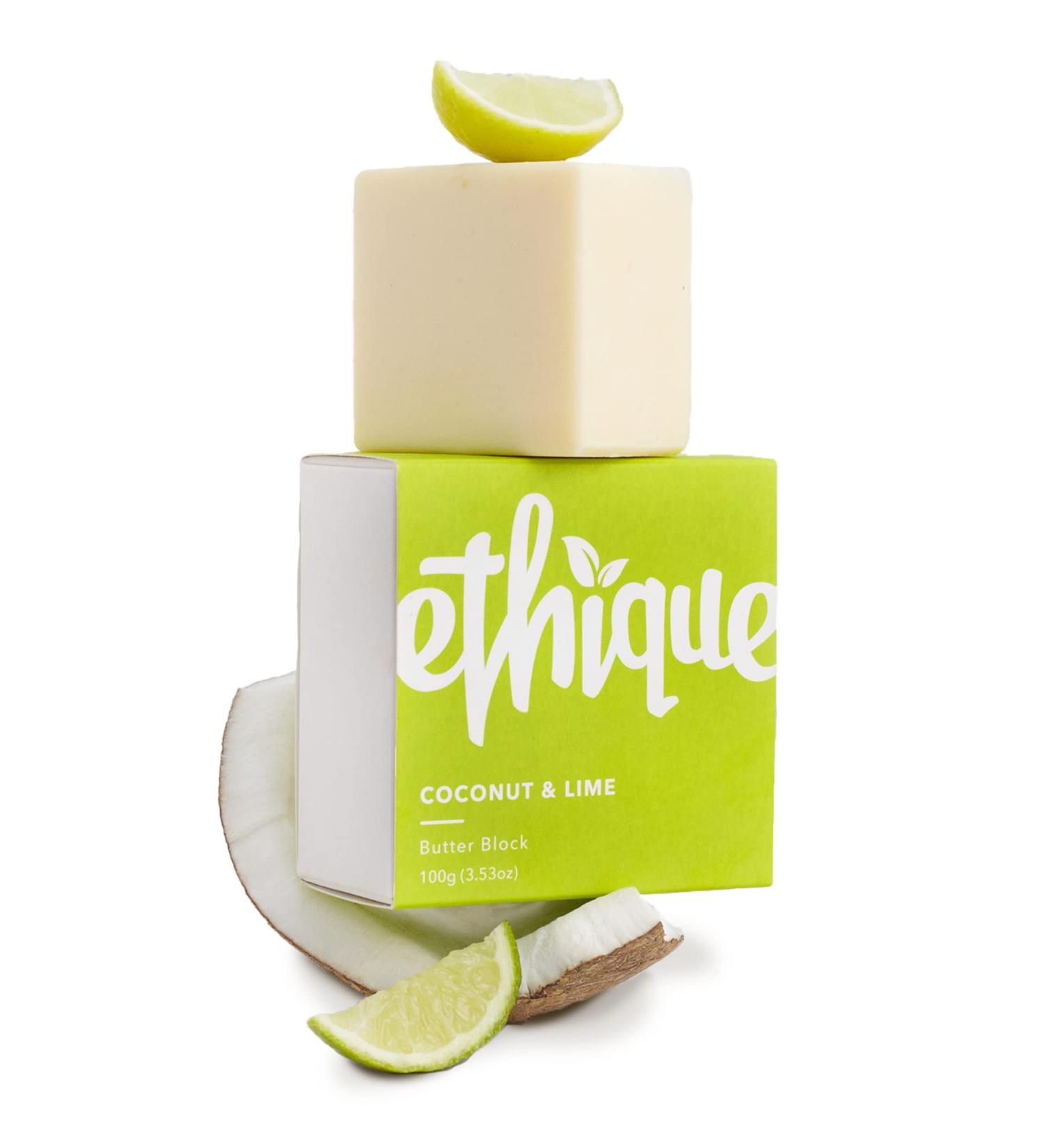 Ethique Coconut & Lime Butter Block 3.53 oz - Buy Online on GoSupps.com