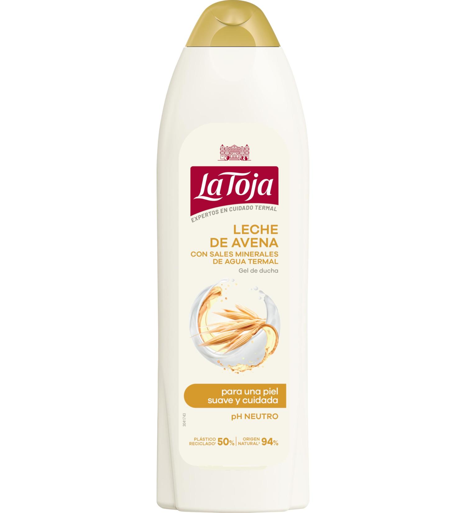 La Toja La Toja Shower gel with oat milk gives your skin the care and softness it needs nourished and protected skin 600 ml