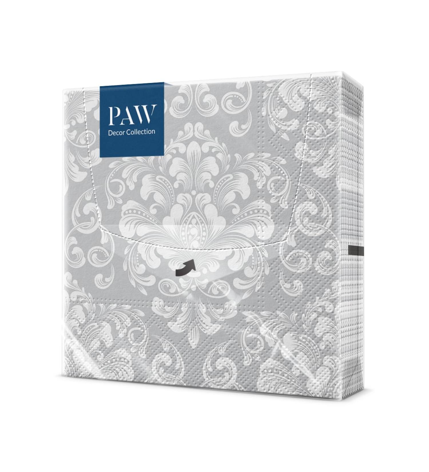 PAW 3-Layer Colorful Paper Napkins (33x33 cm) - 20 Pieces for Weddings Communions and Special Celebrations - Buy Online on GoSupps.com