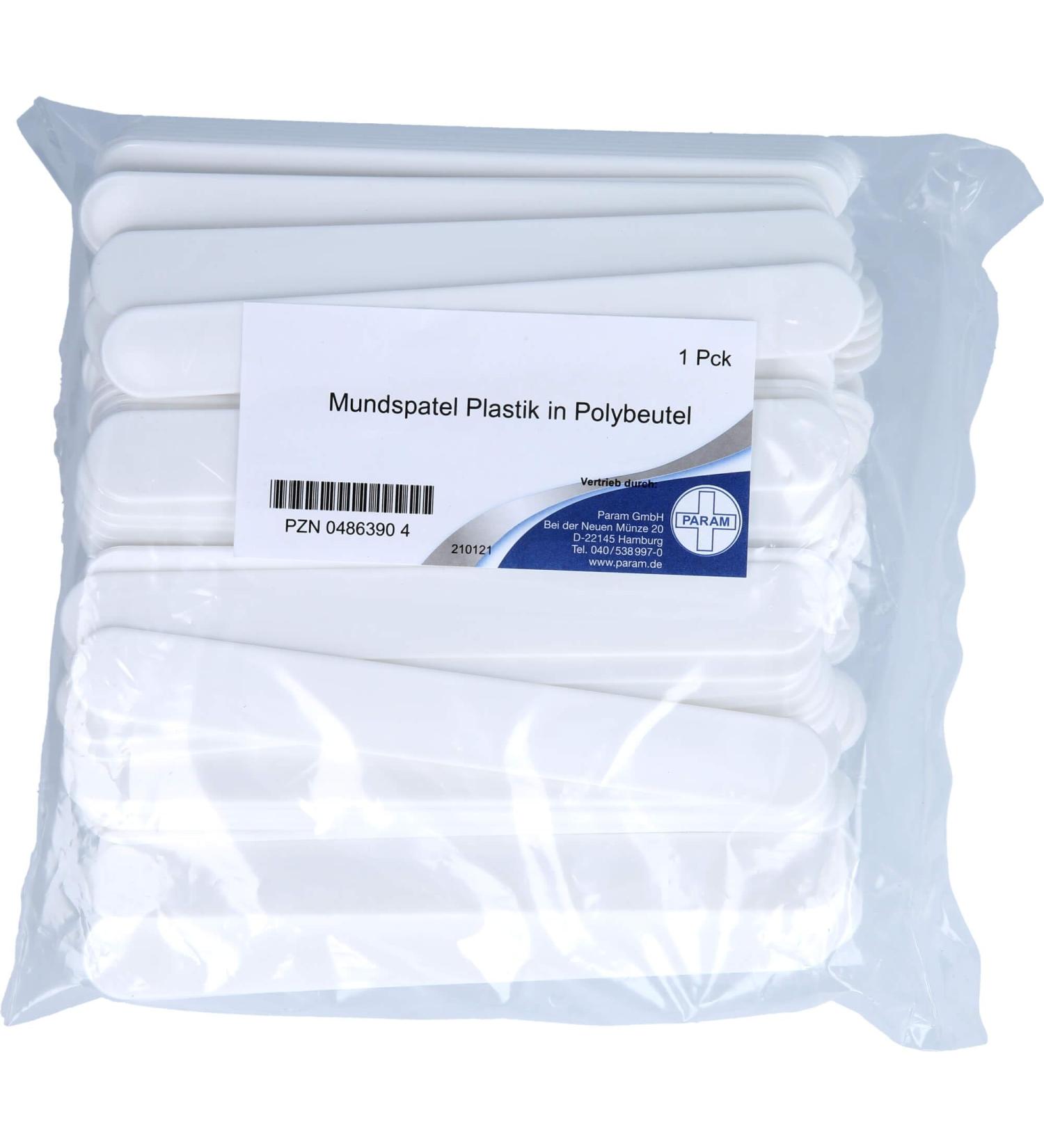 Spatel mouth plastic 100 st