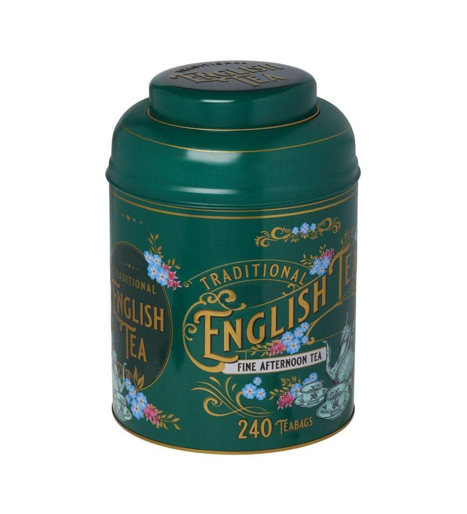 New English Teas Vintage Victorian Tea Tin - 240 English Afternoon Teabags | 240 Count Pack - Buy Online on GoSupps.com