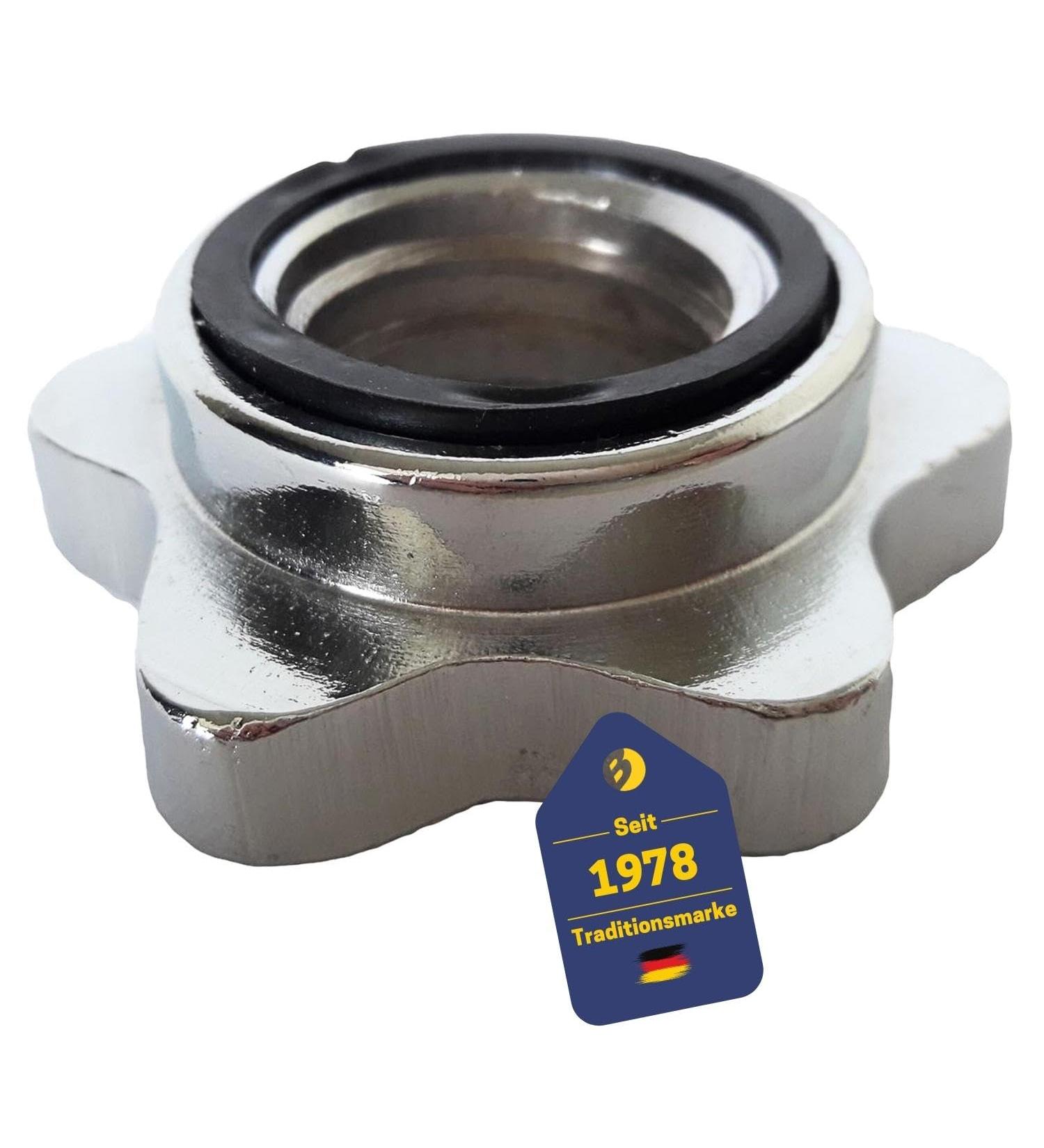 Buy Best Sporting Star Closures for Dumbbells | 1 2 or 4 Pieces | Professional 30/31mm Chrome Attachments - Buy Online on GoSupps.com