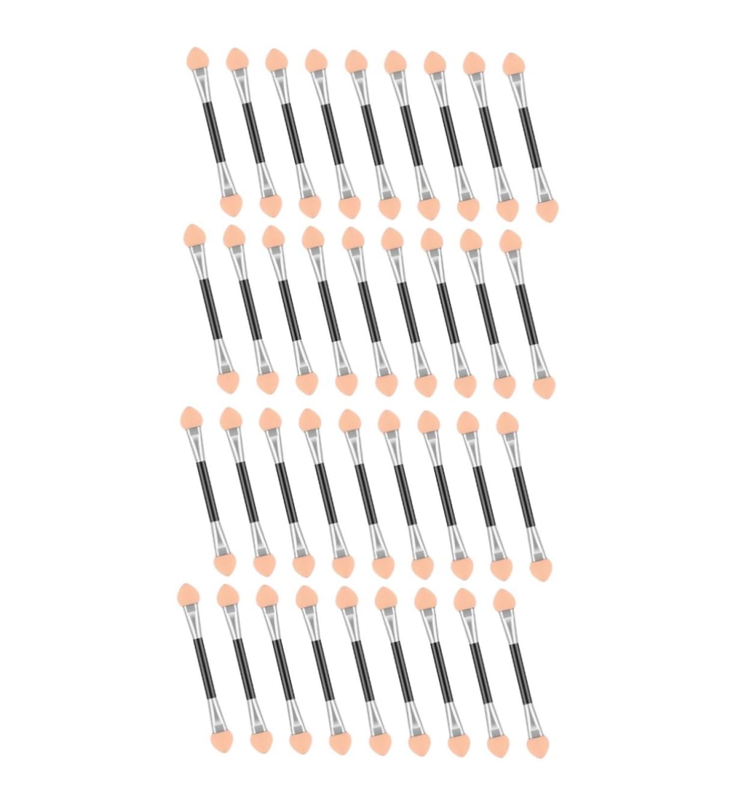 Healeved 100 Pcs Women Eyeshadow Brush Eye Spoolie Brush Eyeshadow Makeup Brush Tipped Oval Makeup Tool 8x1cmx2pcs Pinkx2pcs - Buy Online on GoSupps.com