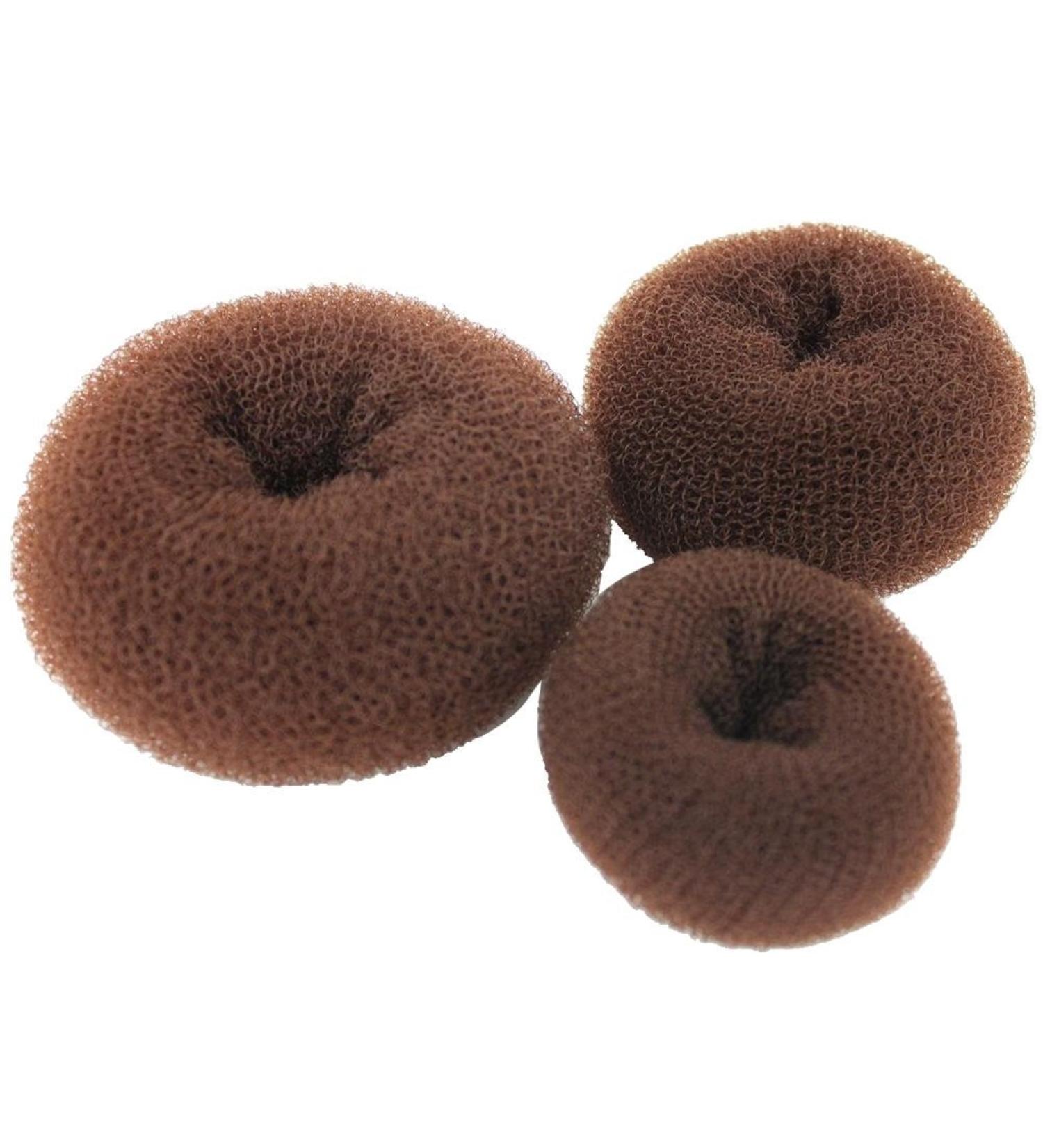 Tininna 3 pieces women women hair chignon bun donut shapers knot ring dutt pillow hair knot knot roller roller jewele coffee disposable packaging