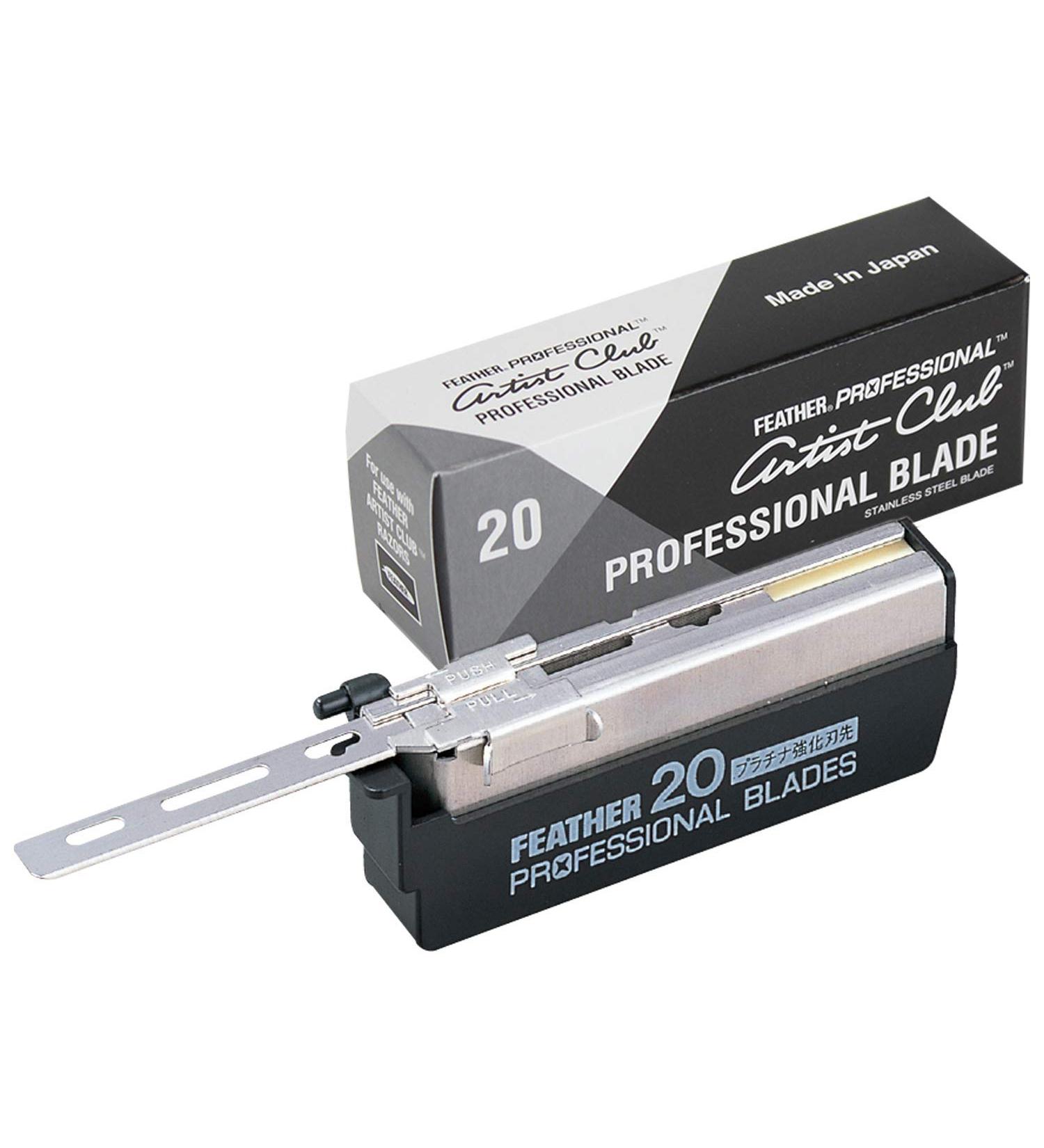 Feather Artist Club Pro Razor Blades 20 Count - Pack of 1 | Premium Quality - Buy Online on GoSupps.com