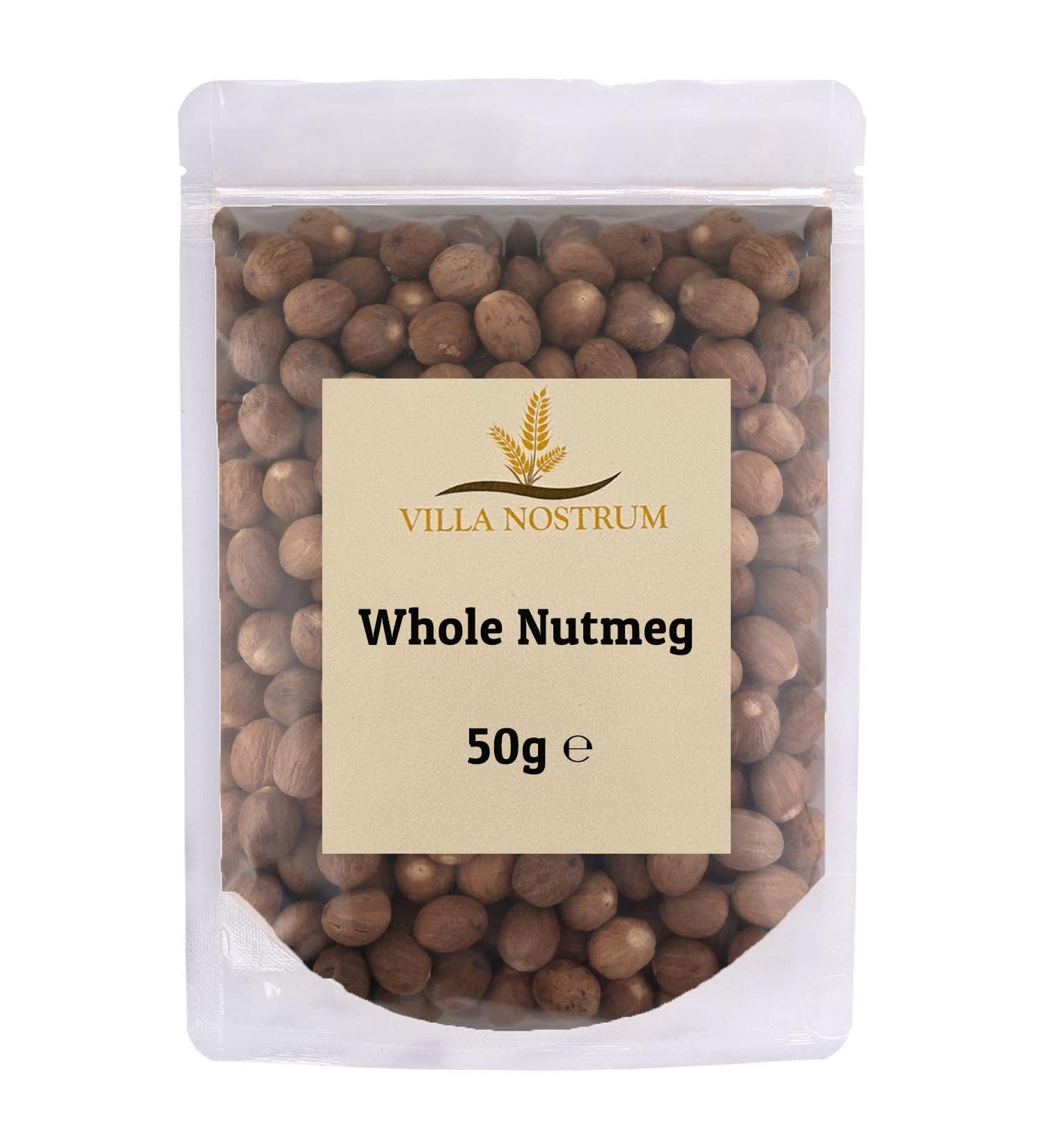 Nutmeg Whole 50g by Villa Nostrum - Buy Online on GoSupps.com