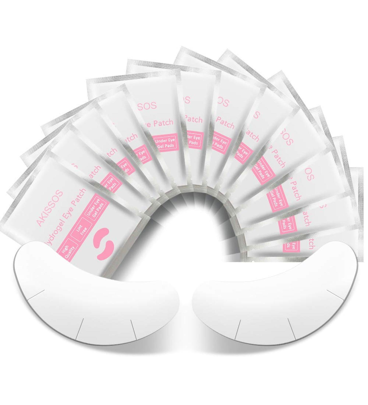Akissos Hydrogel Under Eye Pads - 100 PCS Gen IV for Lash Extensions & Lash Lift | Premium Eyelash Technician Supplies - Buy Online on GoSupps.com