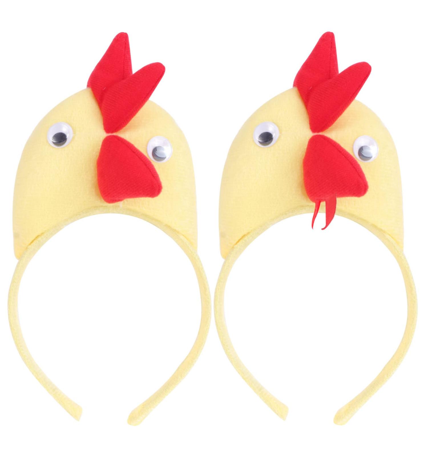 ABOOFAN Yellow Chick Rooster Headband for Kids & Adults - Easter Animal Hair Hoop - Buy Online on GoSupps.com