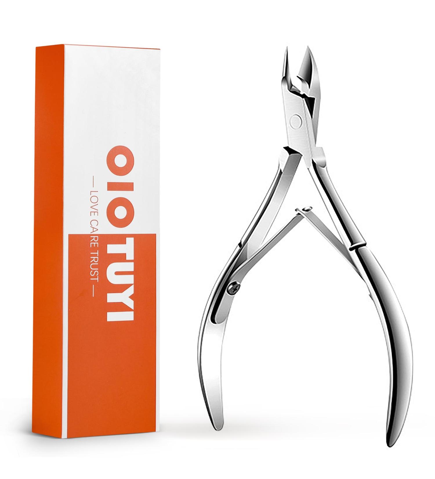 OioTuyi Professional Cuticle Nippers Extra Sharp Ergonomic Design Plastic-Free - Buy Online on GoSupps.com