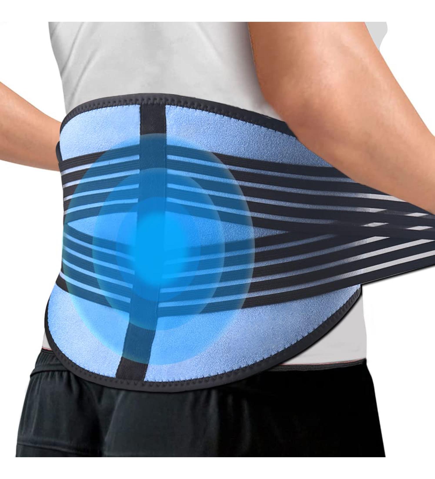 Comfpack Ice Pack for Back Pain Relief - Reusable Hot Cold Compress Back Ice Wrap | 2 Packs for Lower Back Pain, Sciatica, Injuries & Surgery - Buy Online on GoSupps.com