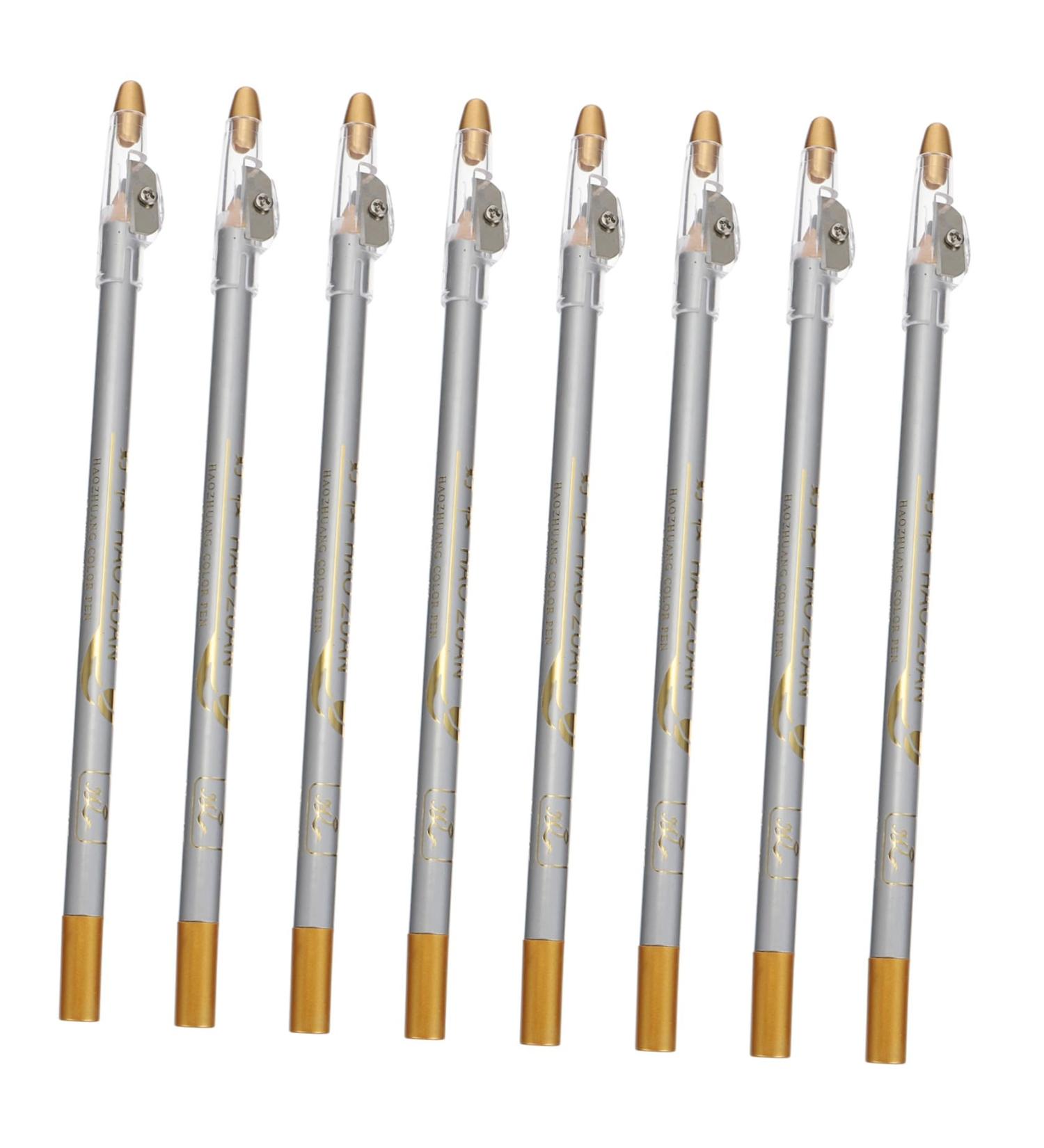 Amosfun 8pcs Tool -in- Eyeliner Pencil Women Sharpener Pen Strokes Eyebrow with Makeup Pencils Girls 1 count (Pack of 1) As Shown - Buy Online on GoSupps.com