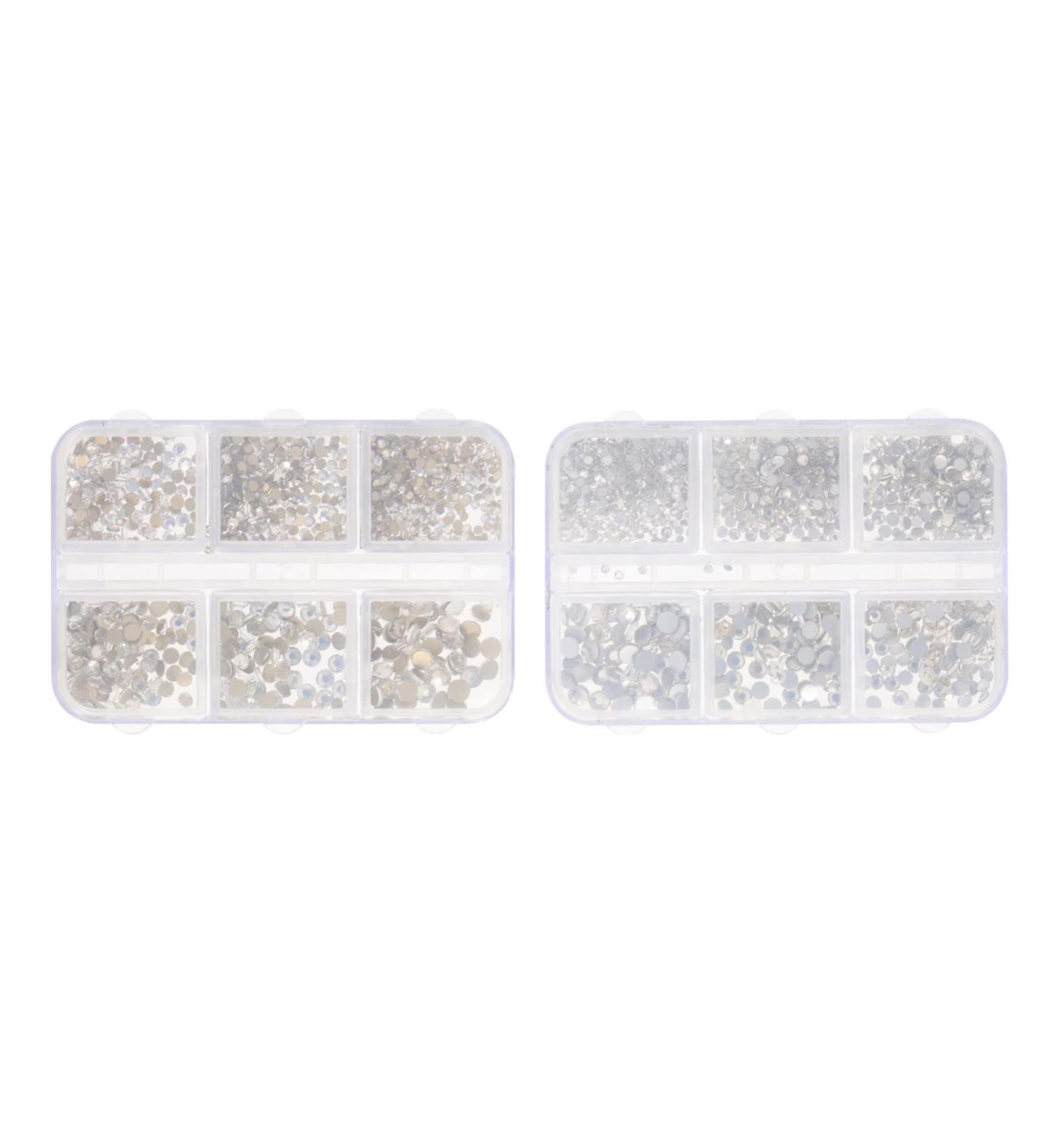 Beavorty 2 Boxes Nail Art Accessories beeds rhinestones for nails mushroom beads wax pencil for rhinestones nail diamonds nail glitter rhinestones nail art flake beads charms flat pp suite - Buy Online on GoSupps.com