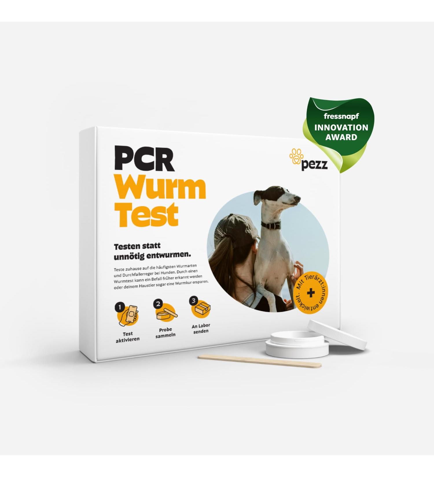 Pezz Parascreen PCR Test for Dogs | Detect 9 Worms & Parasites incl. Giardia | Free Lab Shipping | Accurate Lab Results with CT Value - Buy Online on GoSupps.com
