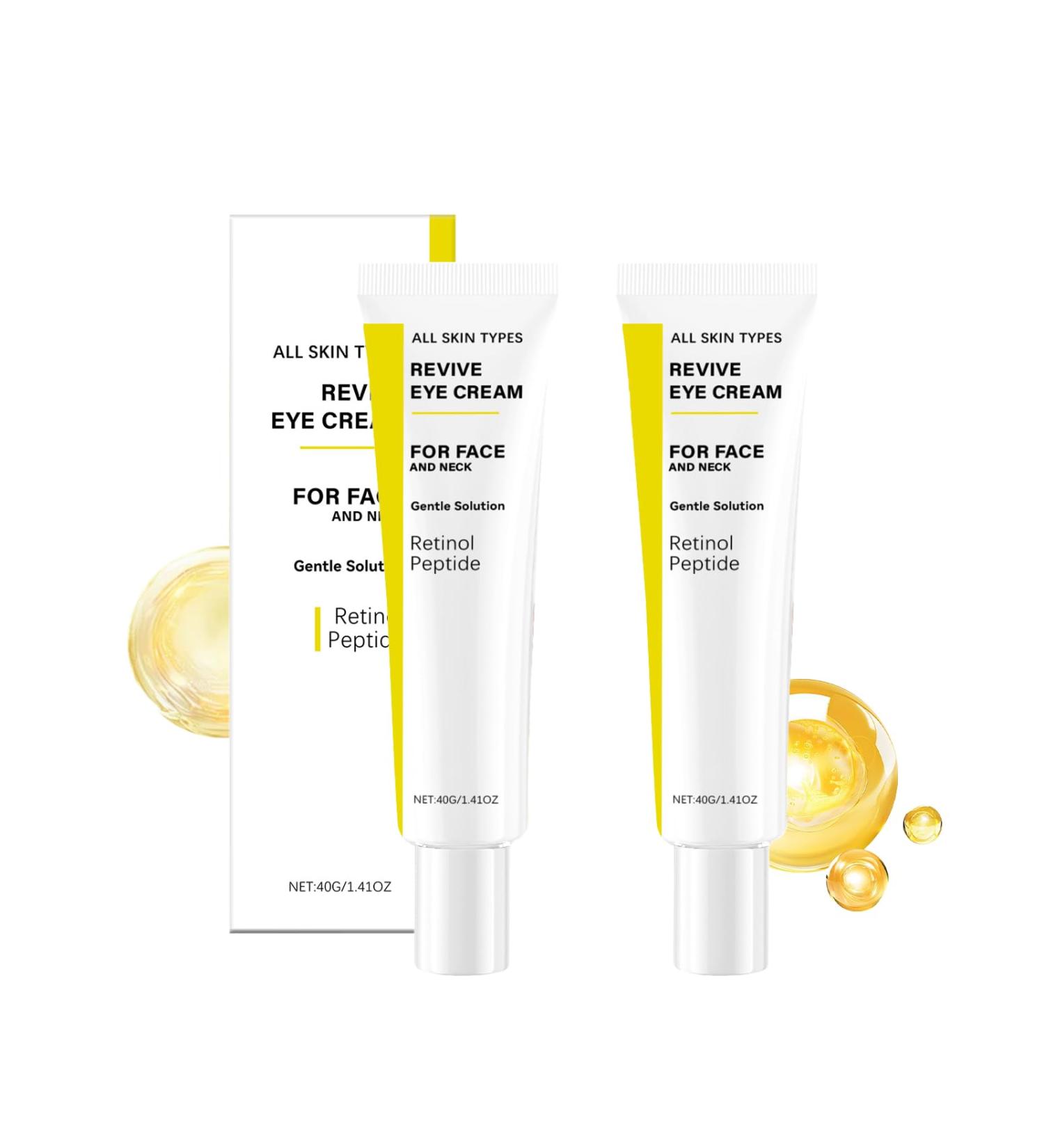 Hengxuan Retinol eye cream for face and neck antiaging moisturizing formula against dark circles bags and wrinkles moisturizing cream for youthful radiant skin suitable for all skin types 2 - Buy Online on GoSupps.com